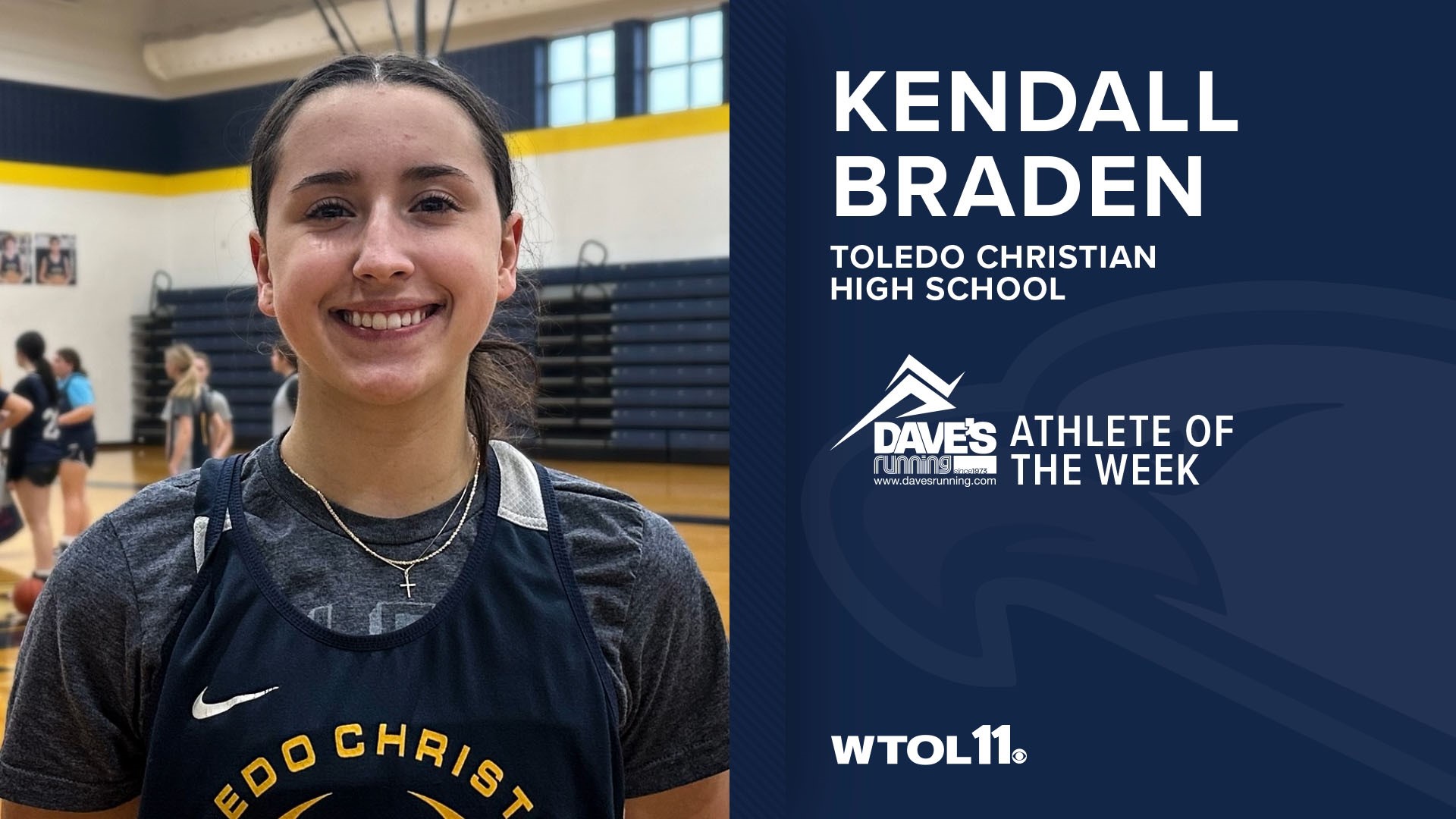 Kendall Braden put up 38 points in Tuesday night's game against Archbold, crowning her as Toledo Christian's all-time scoring leader.