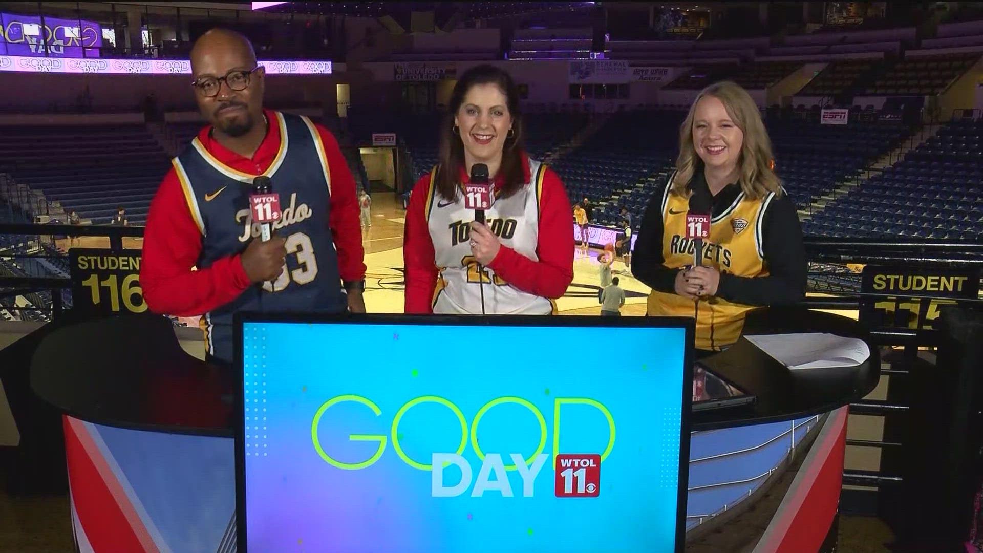 WTOL 11's Amanda Fay, Steven Jackson and Kaylee Bowers went to Savage Arena on Friday to shoot some hoops. Who made the most free throws?