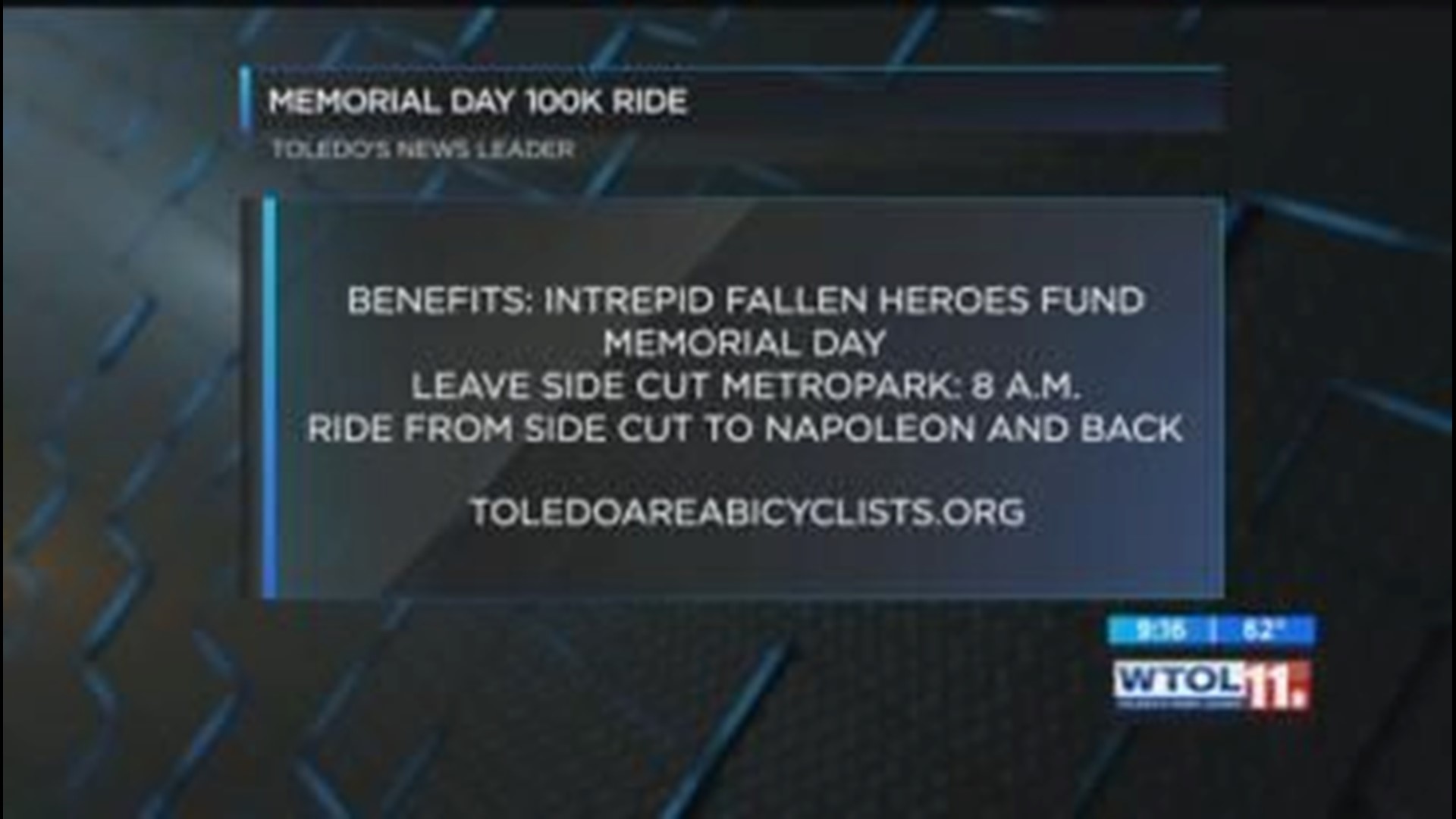 Kick off the unofficial start to summer with a Memorial Day bike ride to honor fallen soldiers