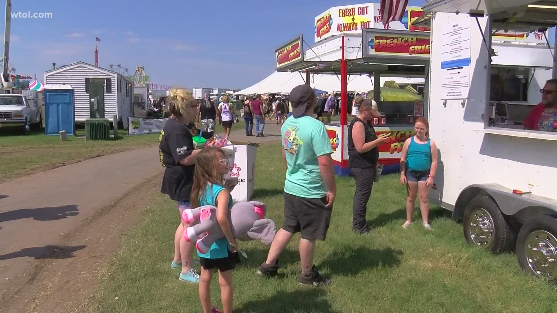 A week after flood waters from Lake Erie forced the annual festival to be postponed, hundreds flocked to Port Clinton this week to support the event.