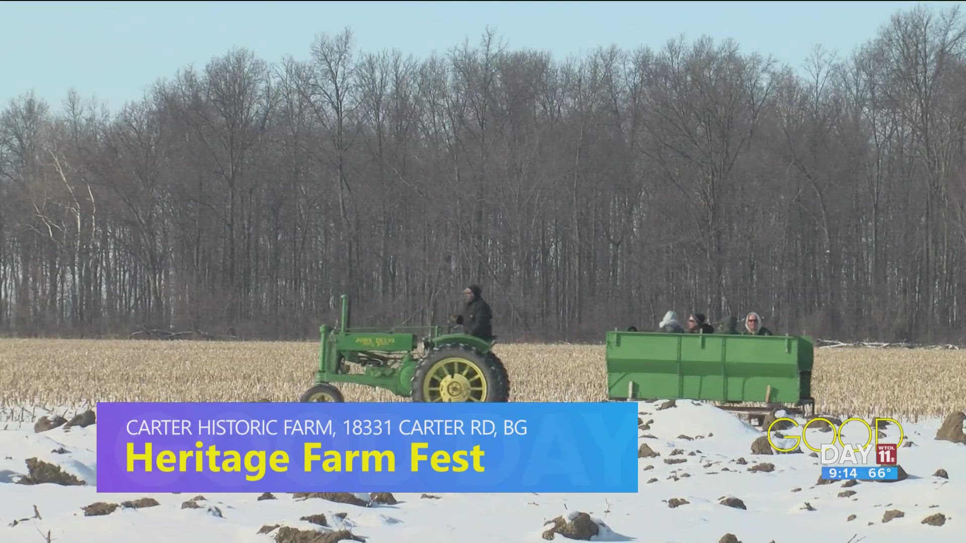 Anna Cotterman from the Carter Historic Farm in Bowling Green talks Saturday's festival.