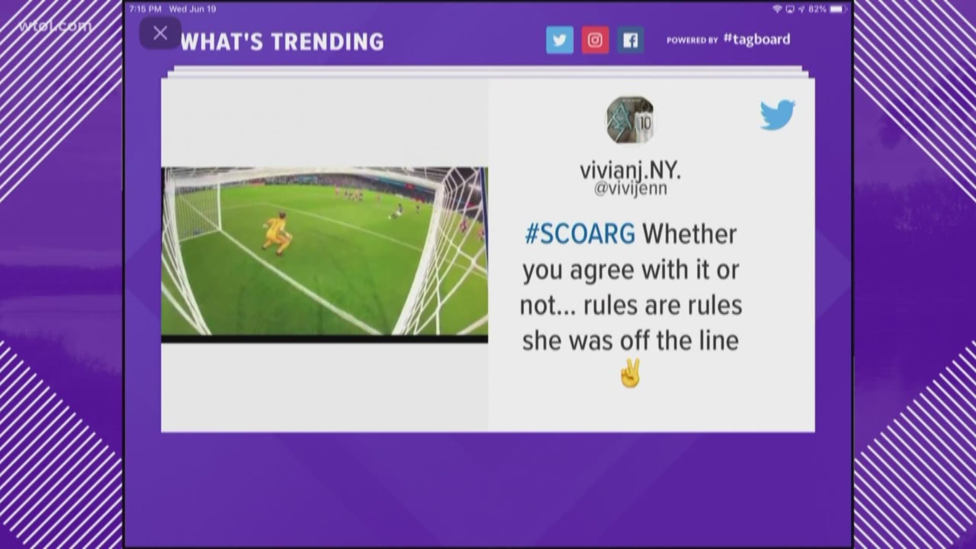 World Cup soccer and Juneteenth were the top trending stories of June 19. Jenson Strock fills you in.