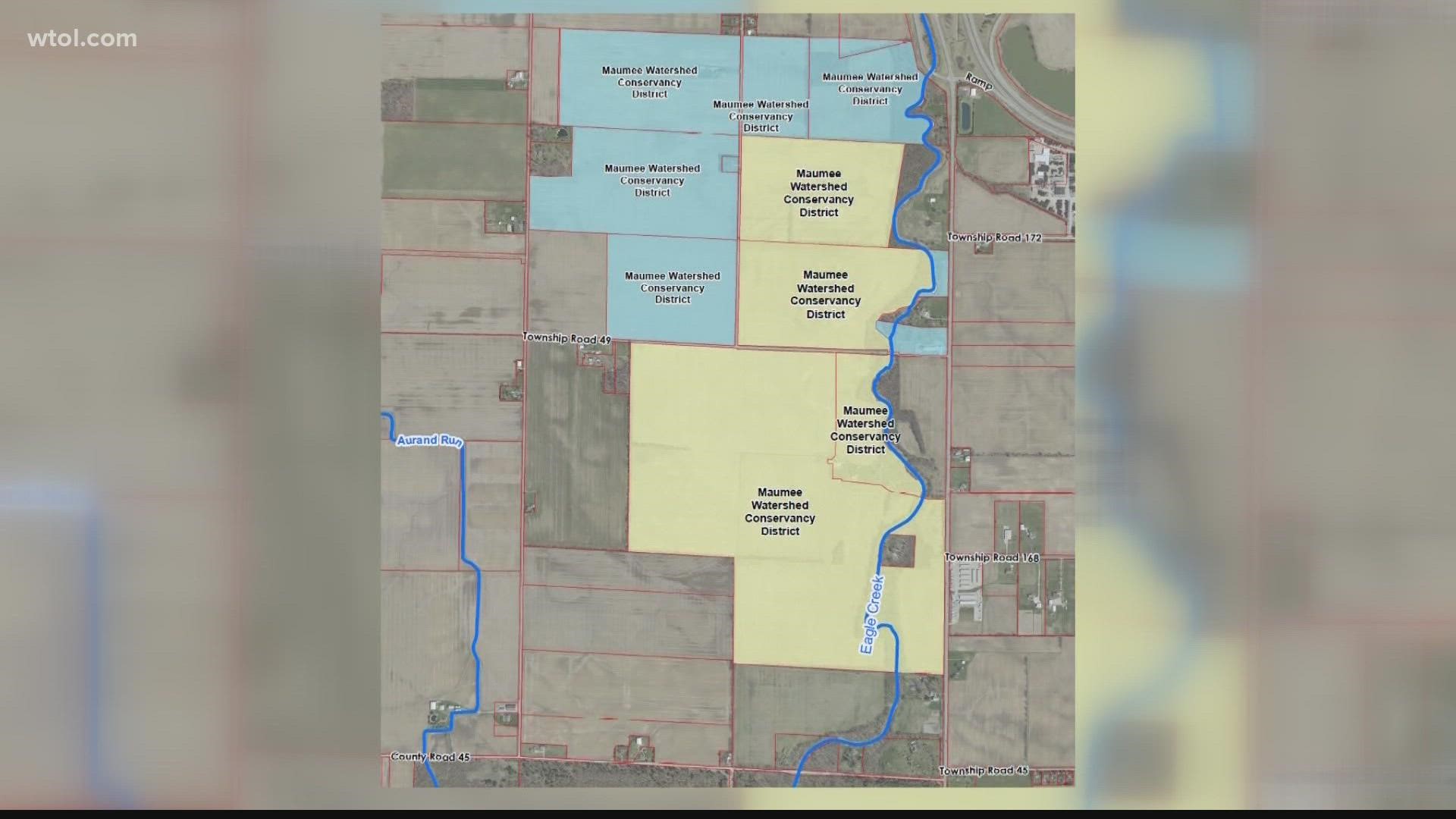 The Maumee Watershed Conservancy District approved the purchase of the two properties last week.