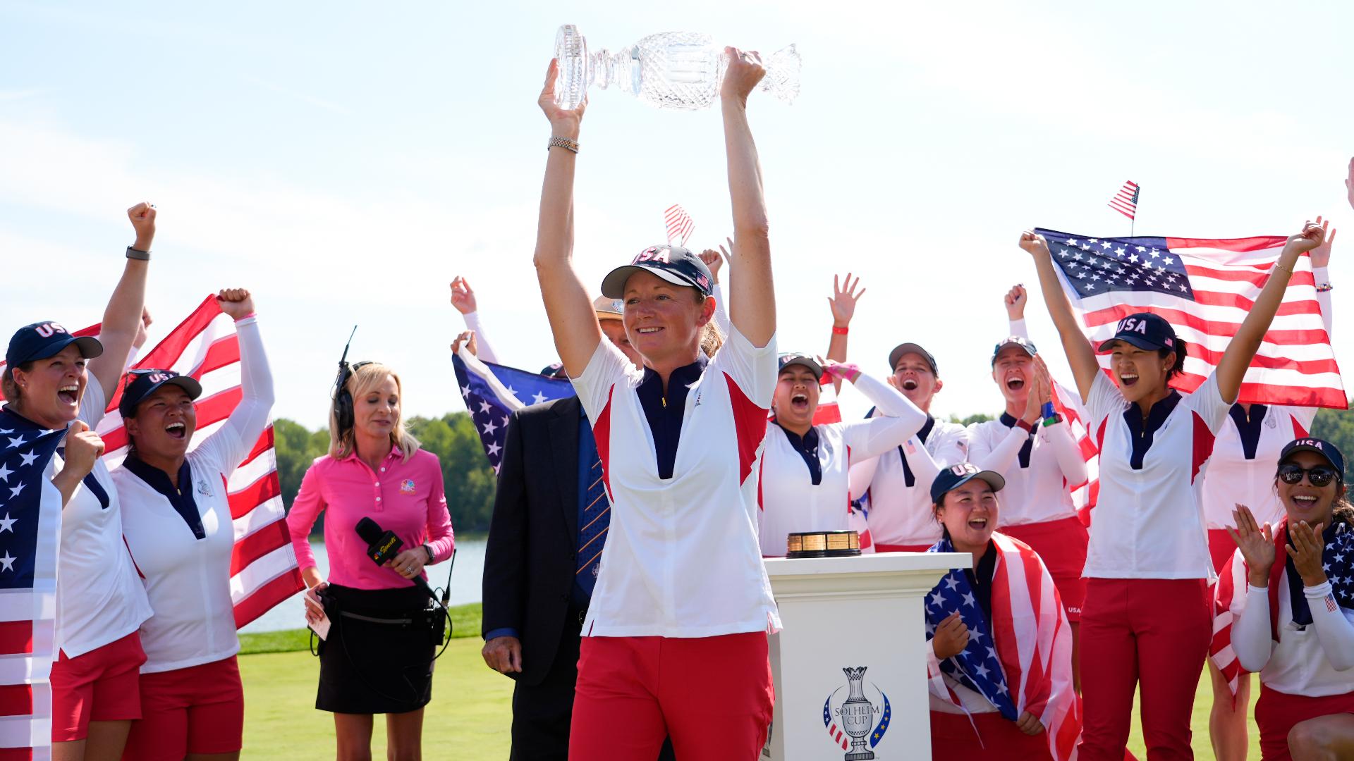 The Toledo-born pro golfer served as captain for the U.S. team in Gainesville, Virginia this past weekend. Her group of Americans defeated Europe 15.5 to 12.5.