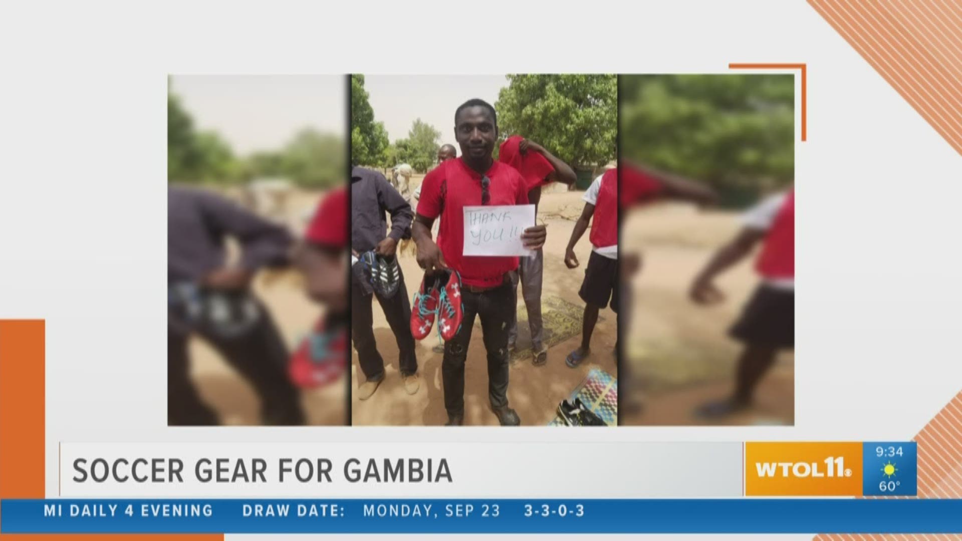 What can you do with your kids' old soccer gear? Send it to children in Gambia so they can enjoy the sport, too!
