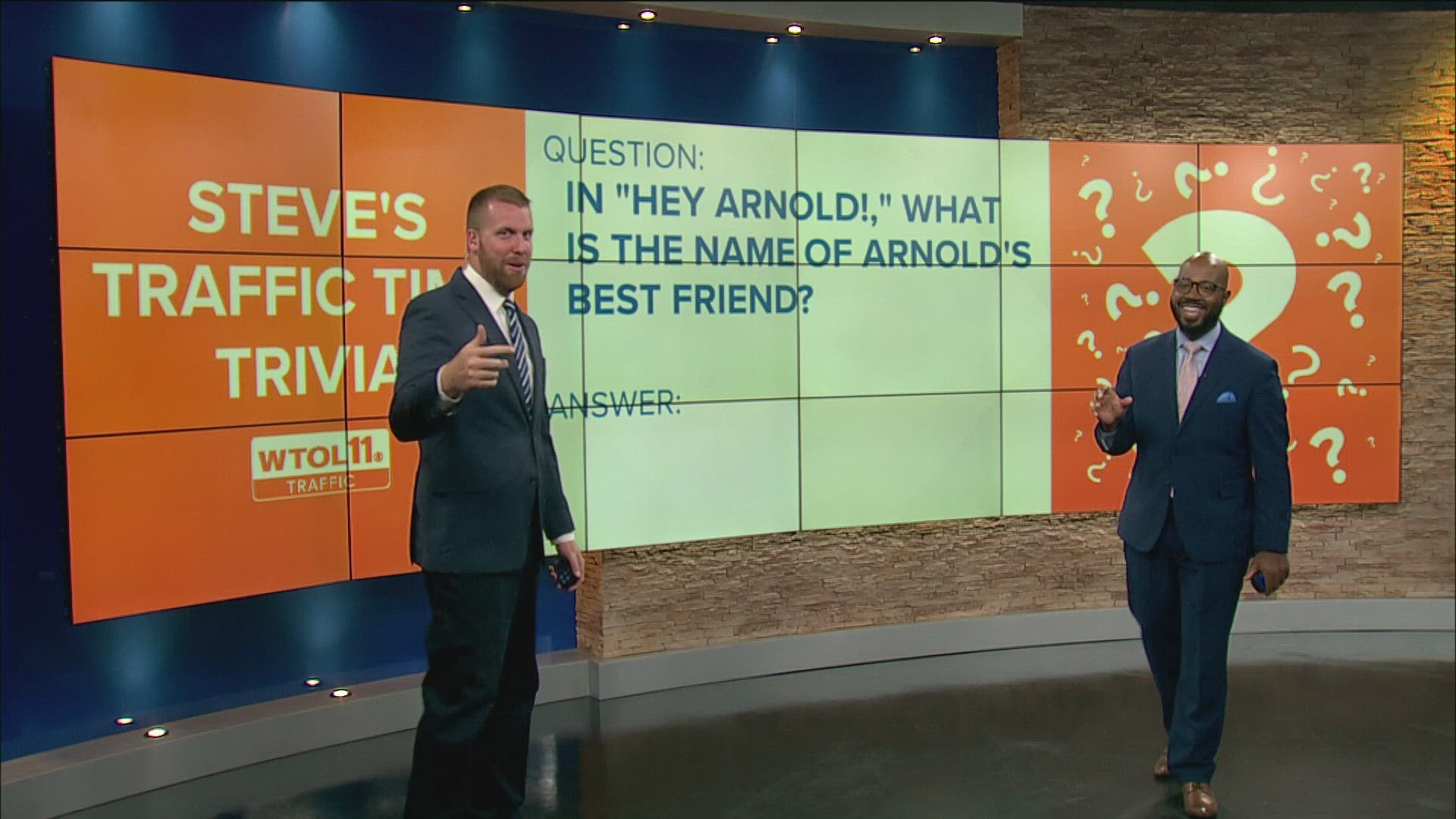 In the TV show 'Hey Arnold!', what is the name of Arnold's best friend? 🤜🤛