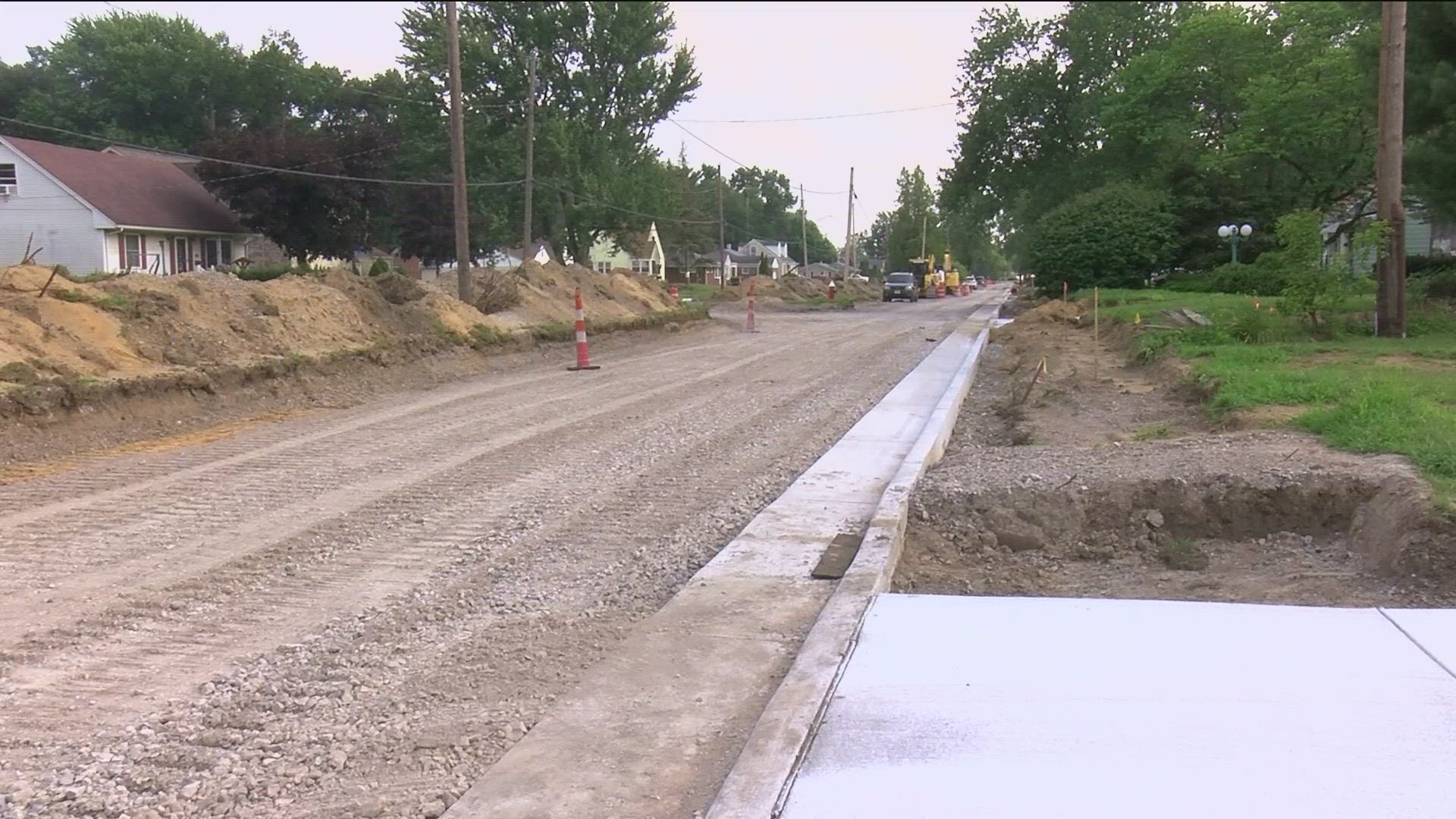 Willis Boulevard, a dead-end street in west Toledo, has been under heavy construction since May.