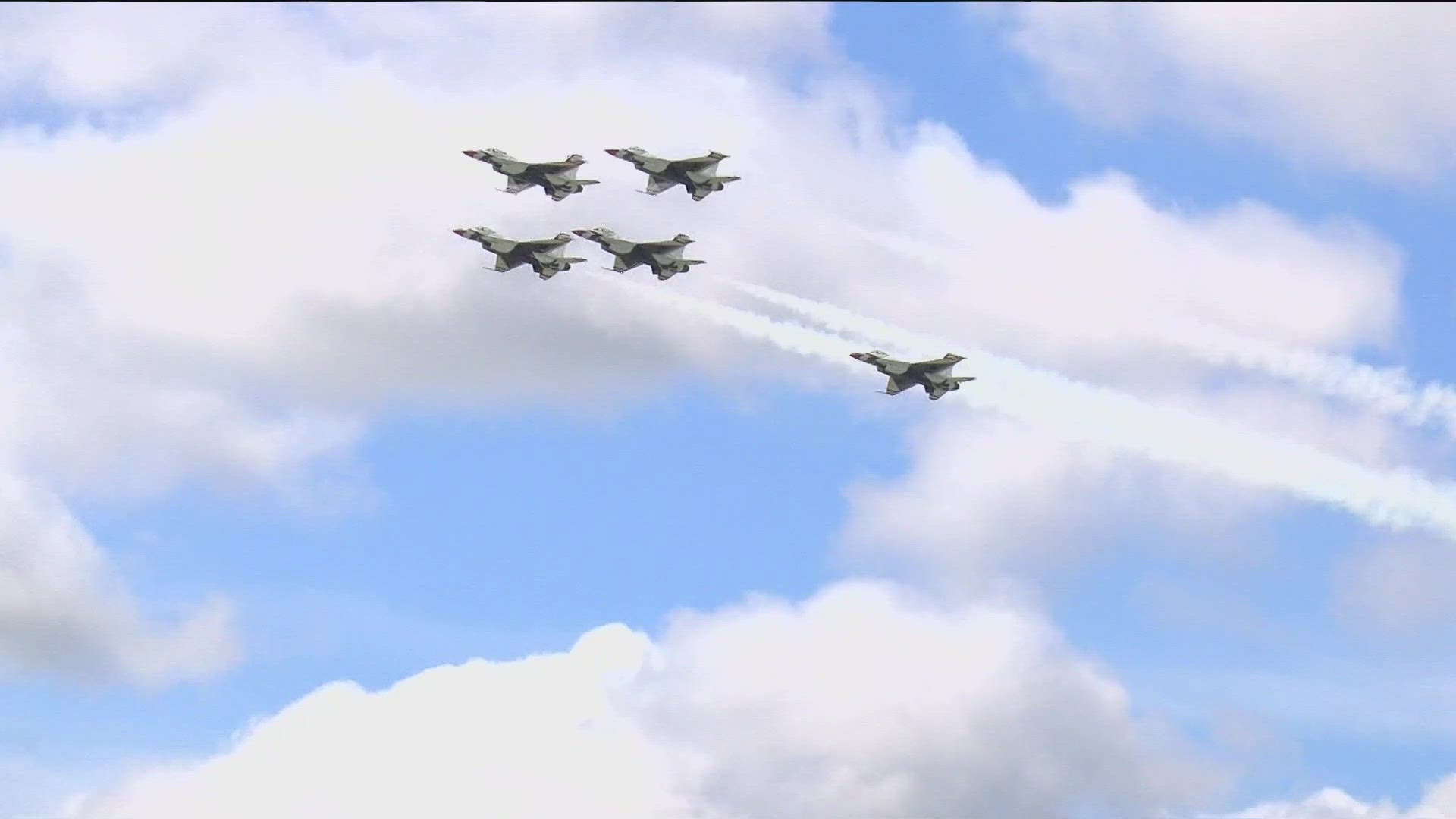 The Air Force's air demonstration squadron, popularly known as the Thunderbirds, arrived at Toledo Express Airport ahead of its first Toledo Air Show since 2016.