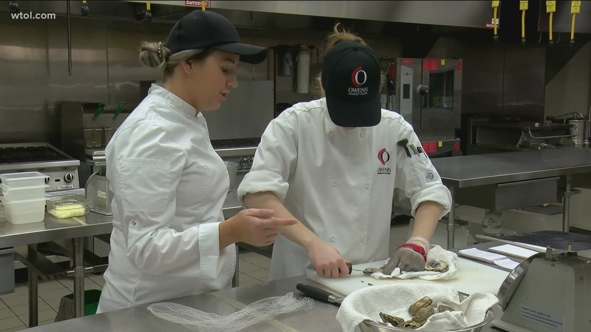 The Ohio Restaurant Association says many restaurants closed because of the pandemic. But, culinary students are still showing up.