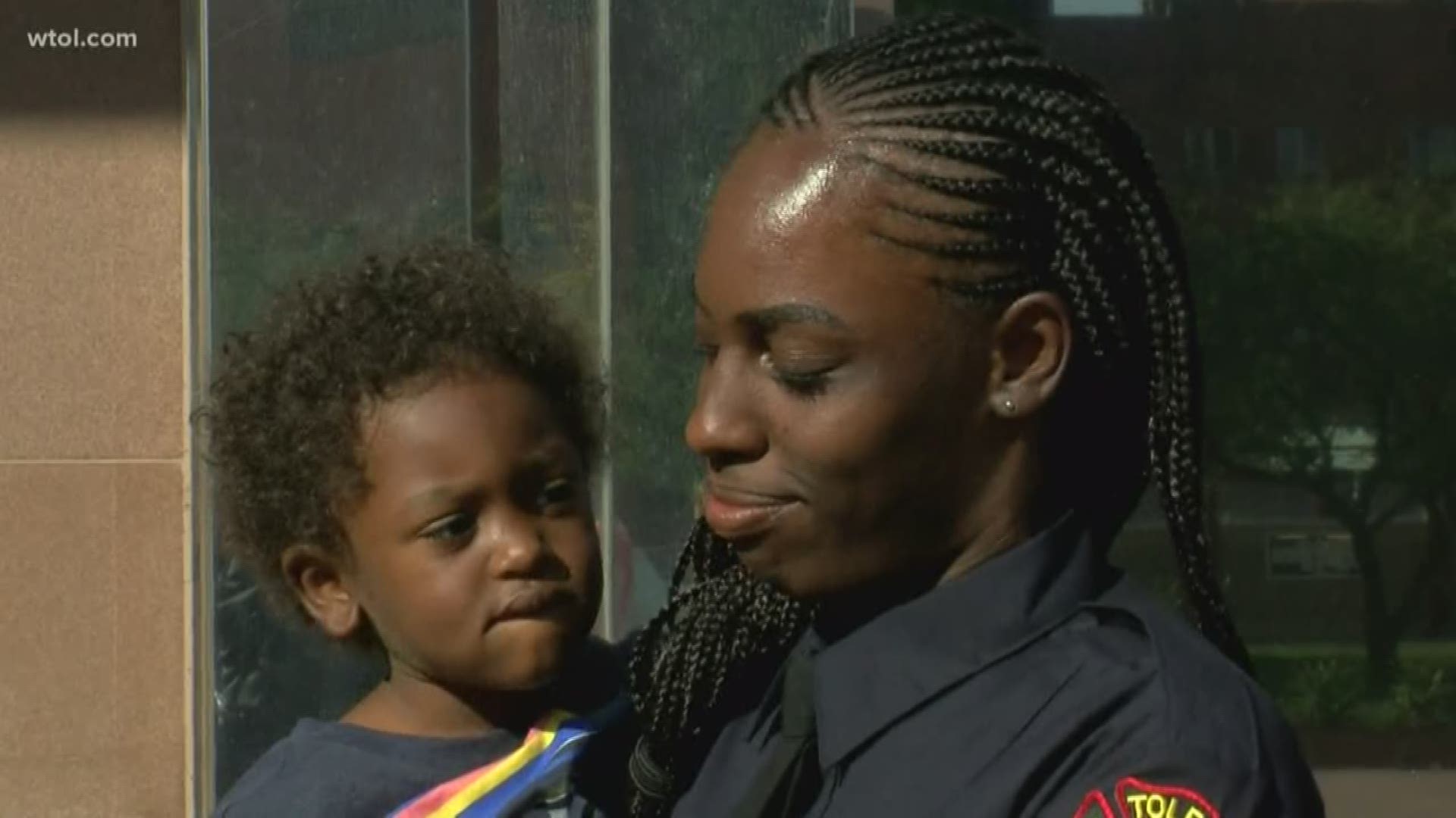 Sierra Adebisi was terminated after she successfully completed all the necessary training, was assigned a station and received her uniform and badge.