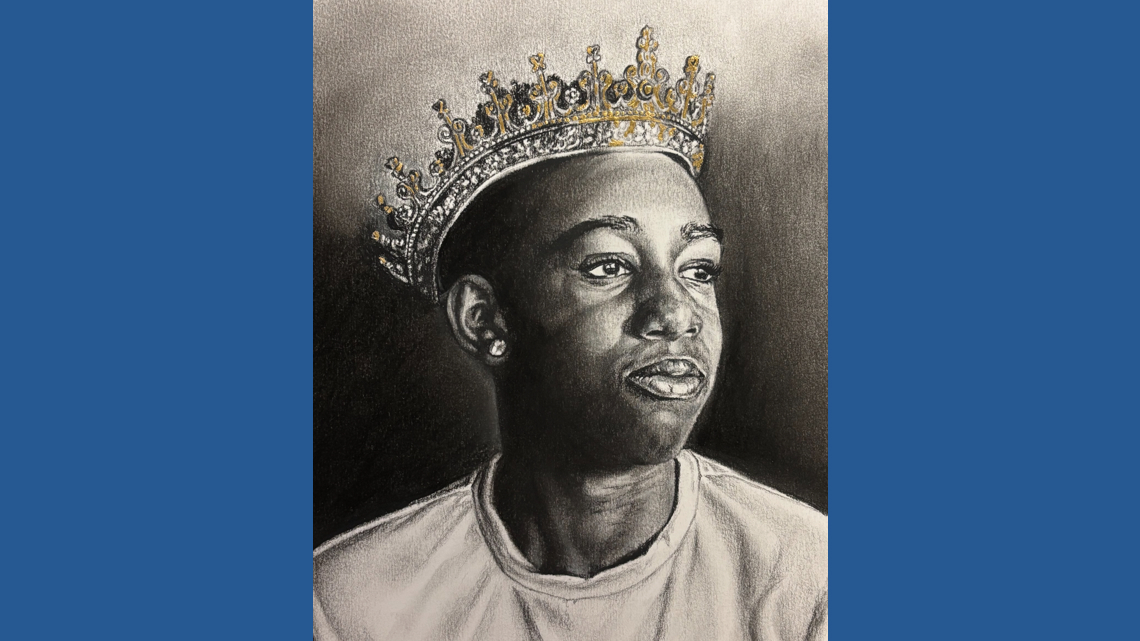 Portraits of Purpose: art exhibit at Glass City Wranglers game aims to help ‘see the king within’