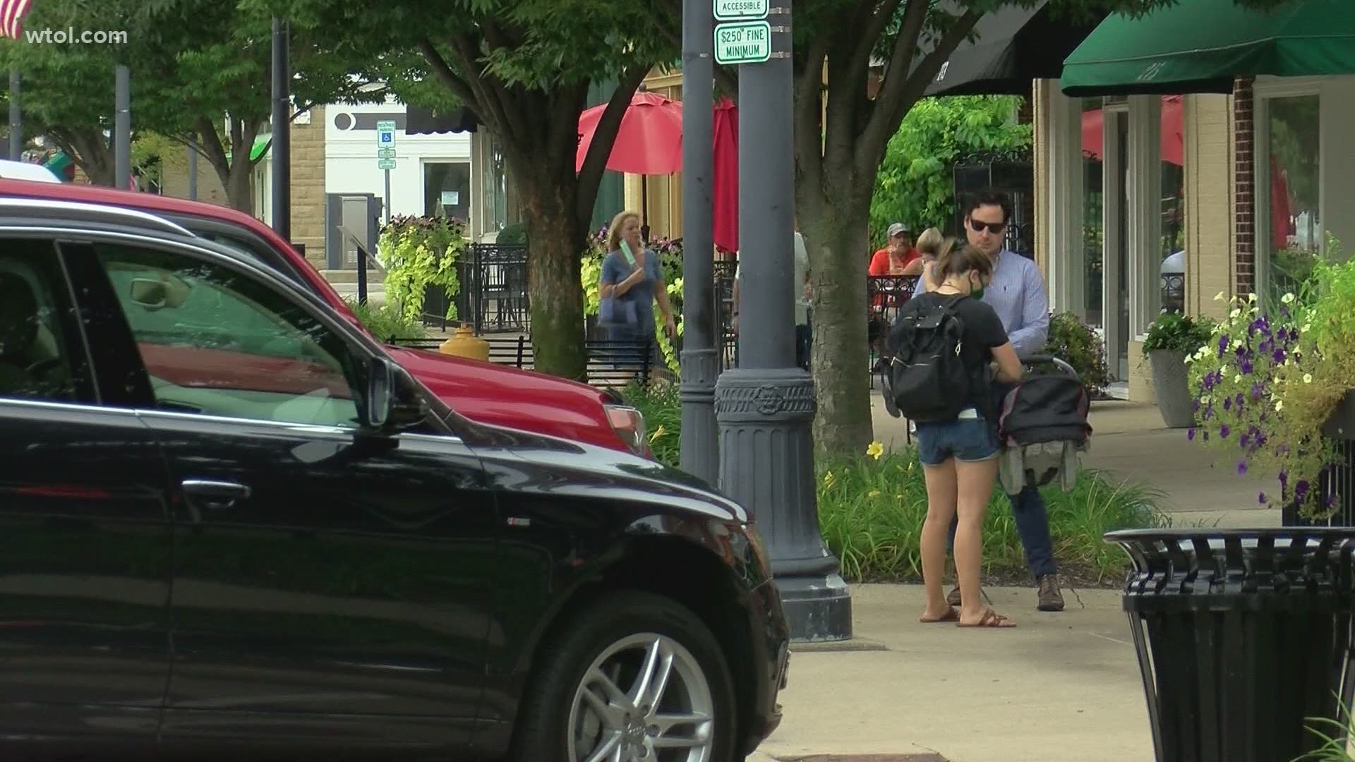 Several parts of downtown will allow for outdoor alcohol consumption.