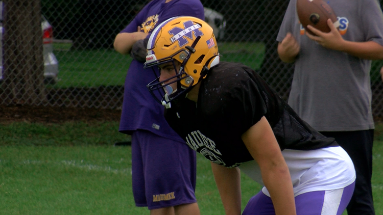 Maumee's Boerst leans on football during tough times