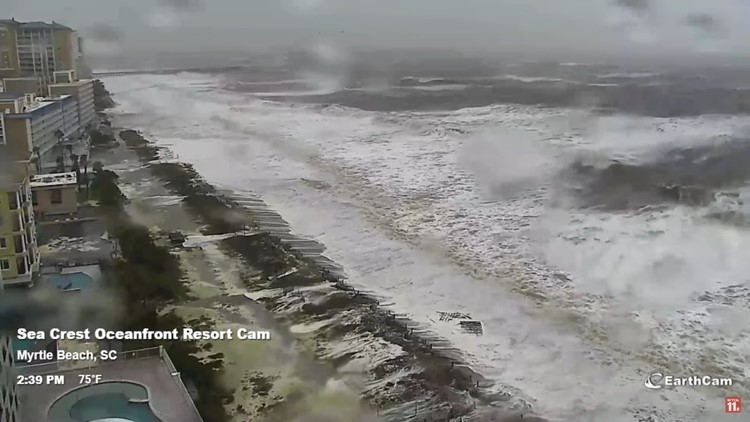 WATCH AGAIN: Hurricane Ian livestream in South Carolina Friday