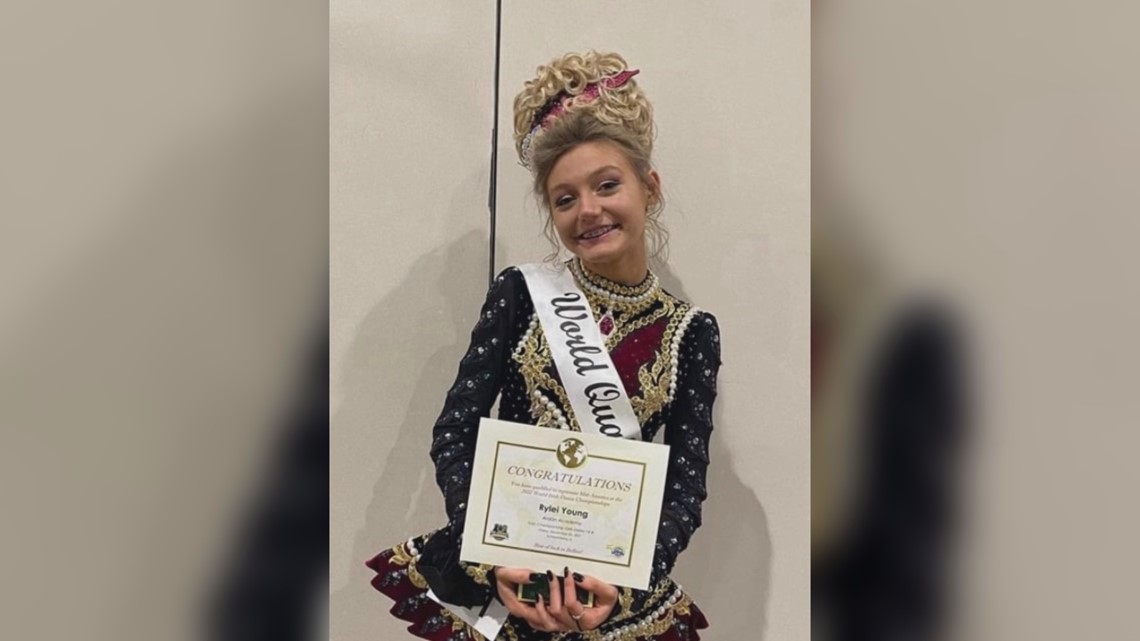 TSA student preparing to perform in the World Irish Dancing Competition - Vimarsana News