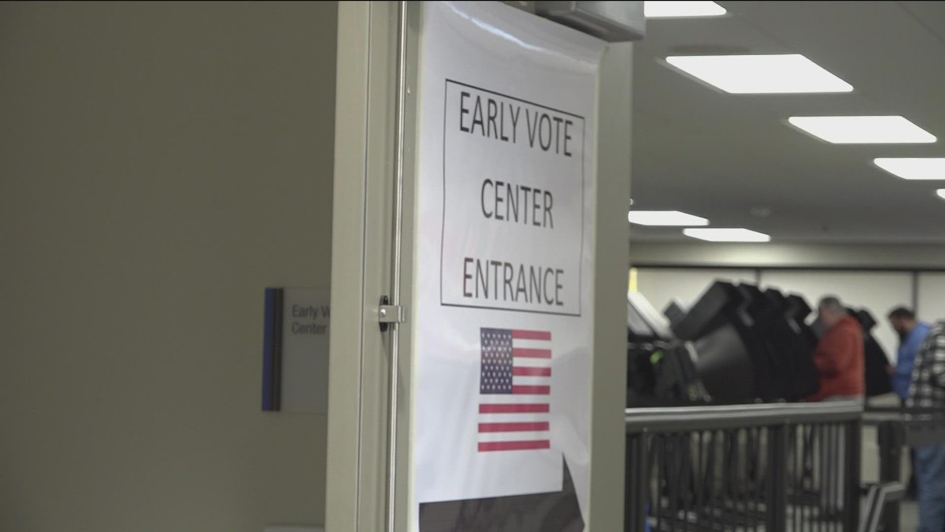 LaRose addressed the much-debated congressional maps. Early voting is available until Nov. 7, the day before election day.