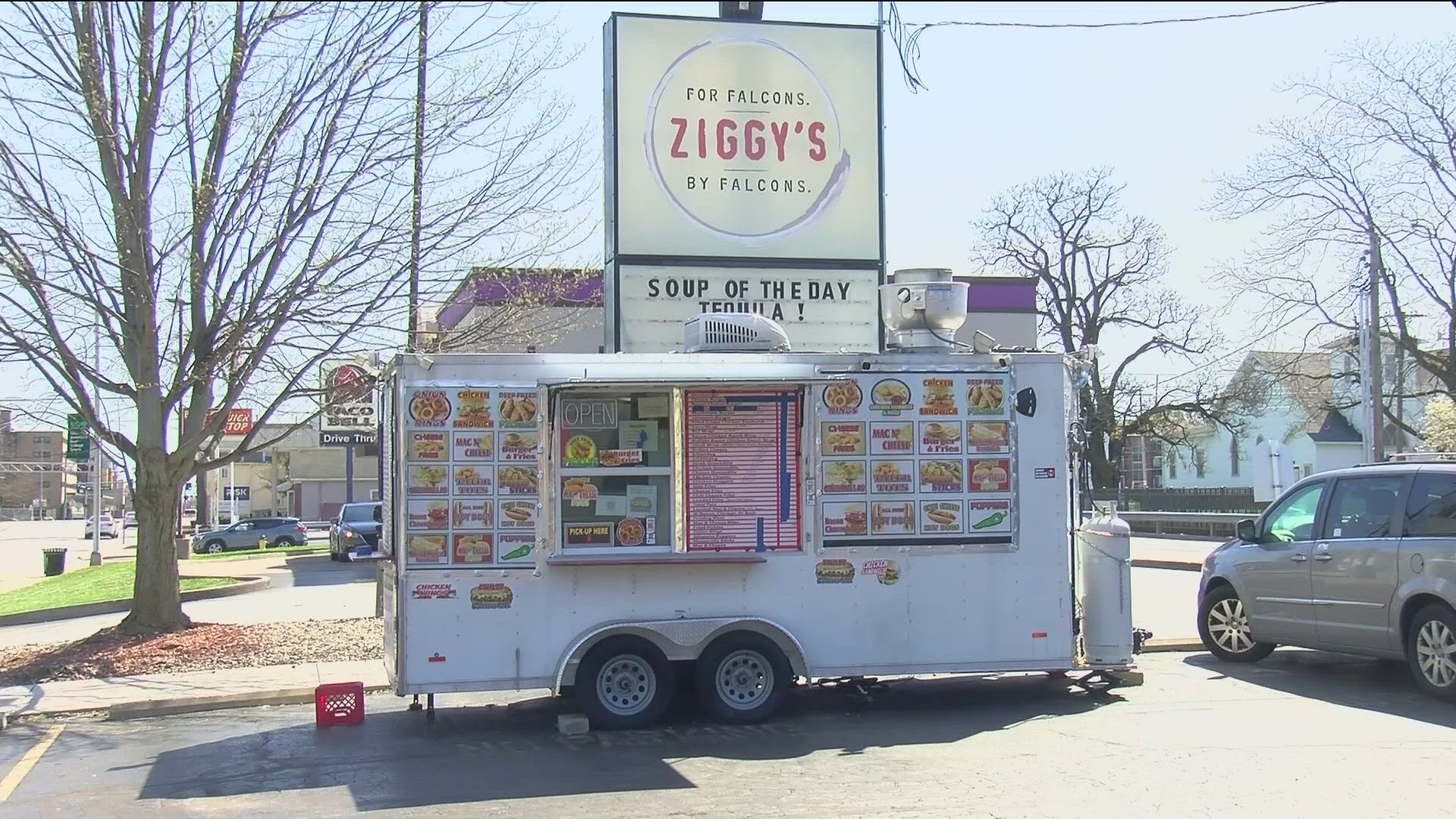 Mahoney's food truck, next to Ziggy's, has been serving great food to the people of Bowling Green for more than two decades.