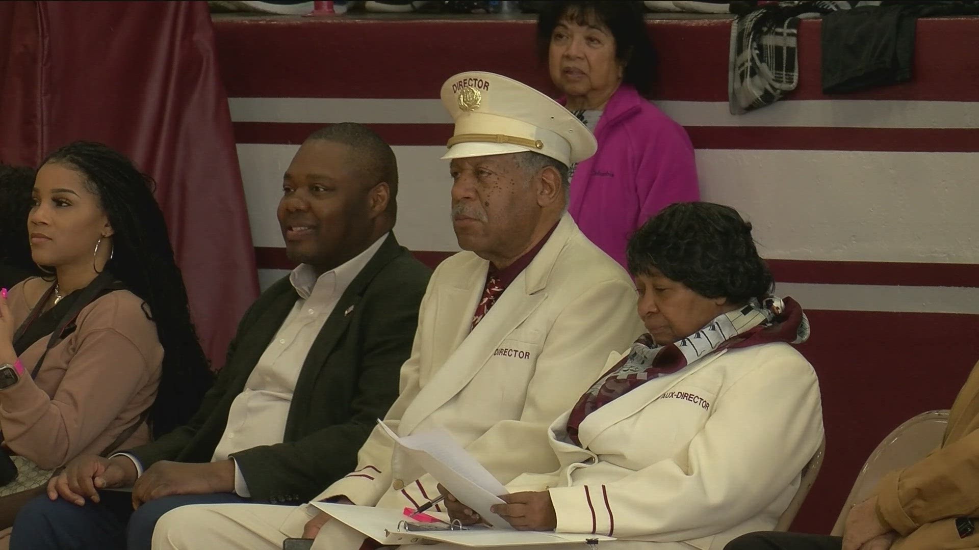 Edward Dixon Sr. was honored with special performance from Scott High's band and the My5tery Music band before family and friends shared their memories of Mr. Dixon.