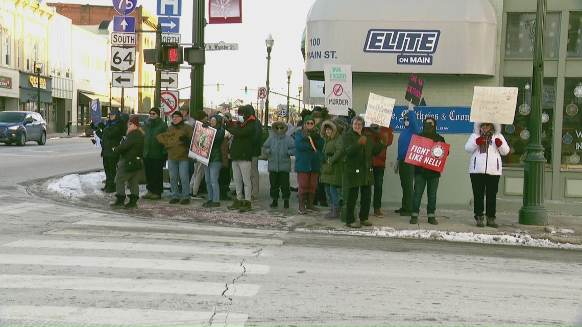 Wood County Green Party holds 'Free America' protest against Trump ...