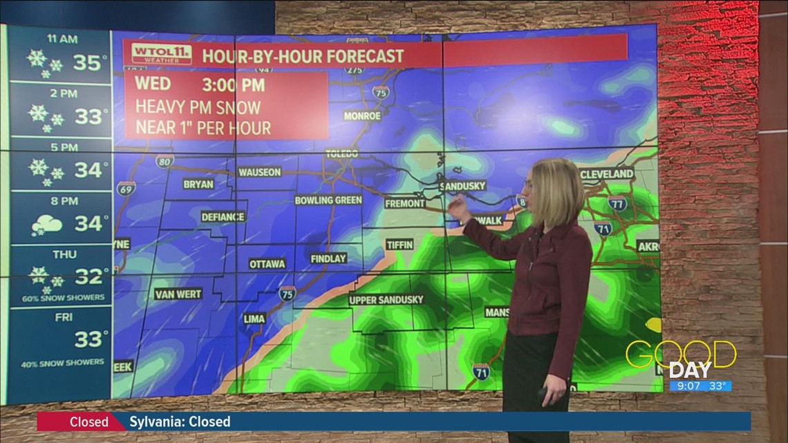 ALERT DAY winter storm to bring heavy snowfall Wednesday | Good Day on ...