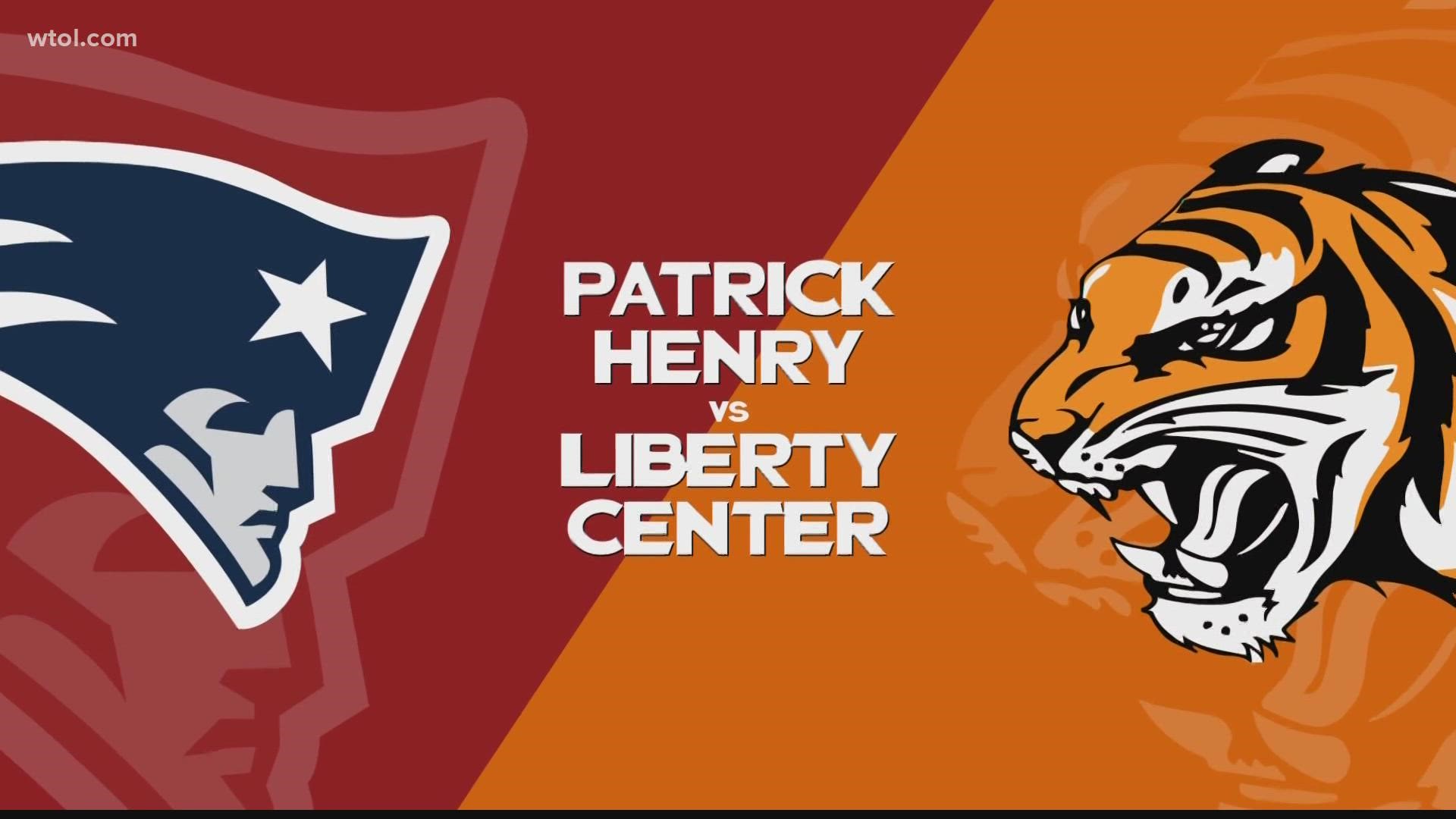 To the NWOAL now. Patrick Henry suffered their first league loss last week, taking on Liberty Center on the road.