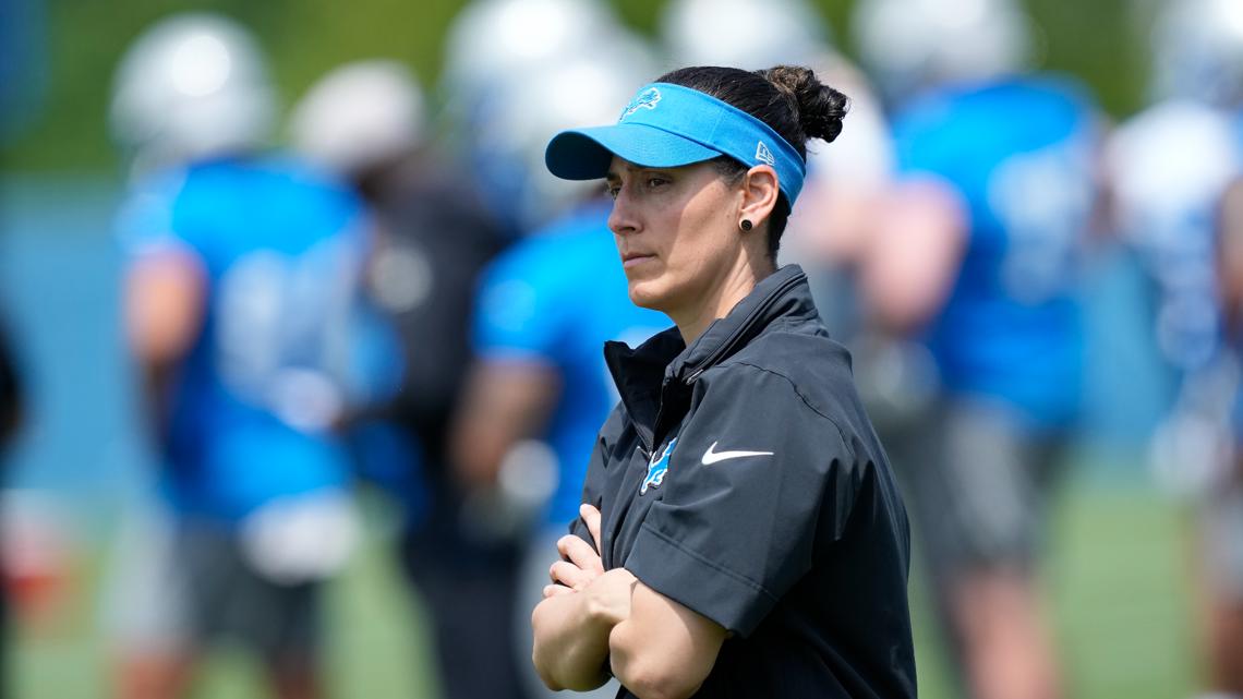 Jill Costanza, rare full-time female NFL coach, asset to Lions | wtol.com