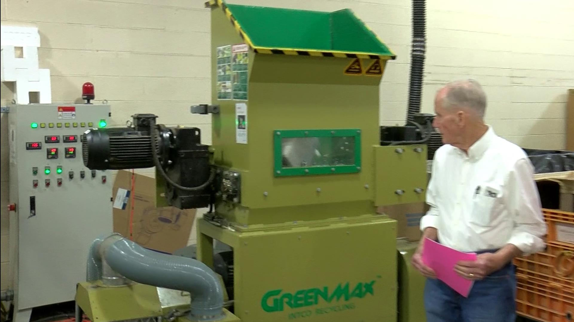 Lott Industries is a nonprofit giving back to Toledo in more ways than one, but a factor with the future in mind is recycling Styrofoam waste with community support.