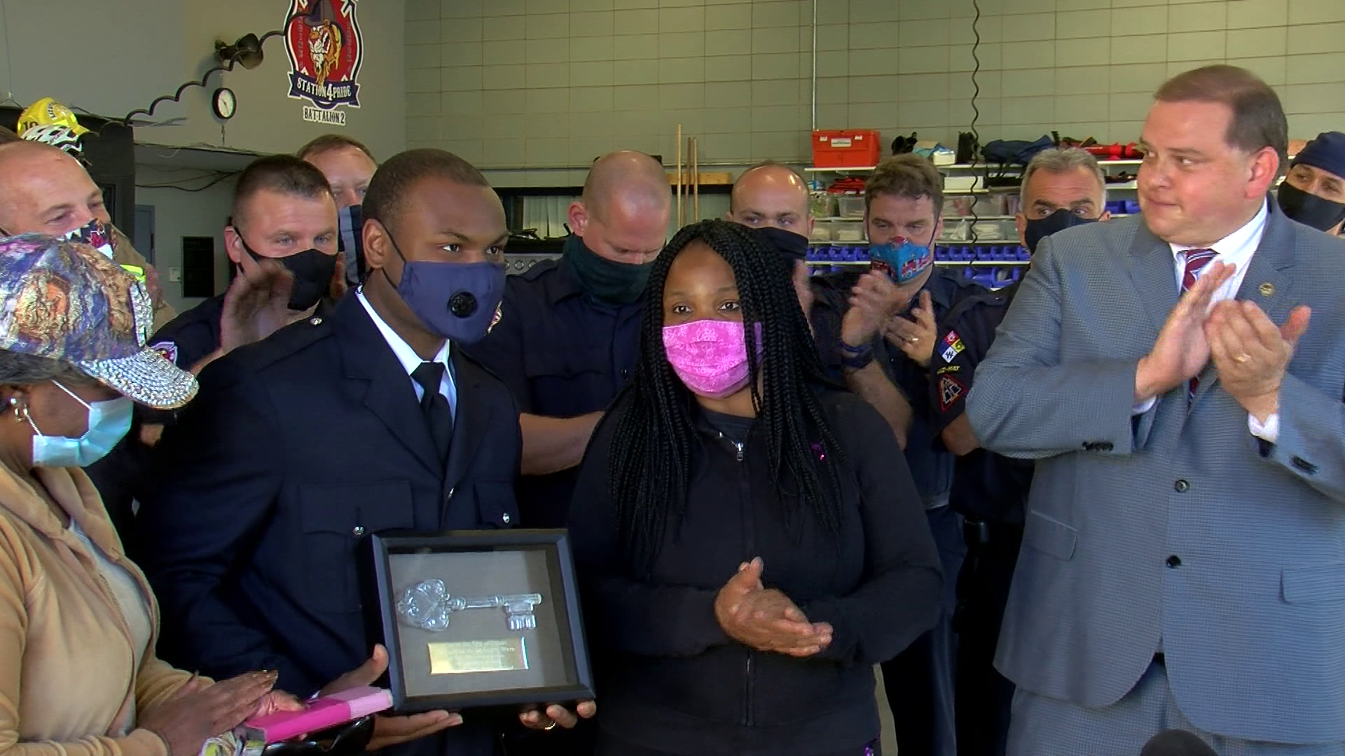 Not all heroes wear capes. Some wear boxing shorts and, outside the ring, a TFRD uniform. DeAndre Ware's talents in both fields came into play to save a life.