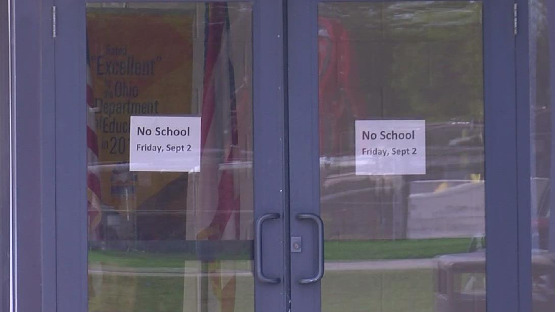 With five teachers out sick and no replacements, school representatives said they "thought it best to use a calamity day" than double up on classrooms.
