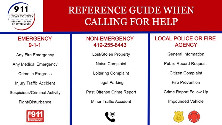 When Do You Call 9-1-1 And When Do You Call Non-emergency Line? | Wtol.com