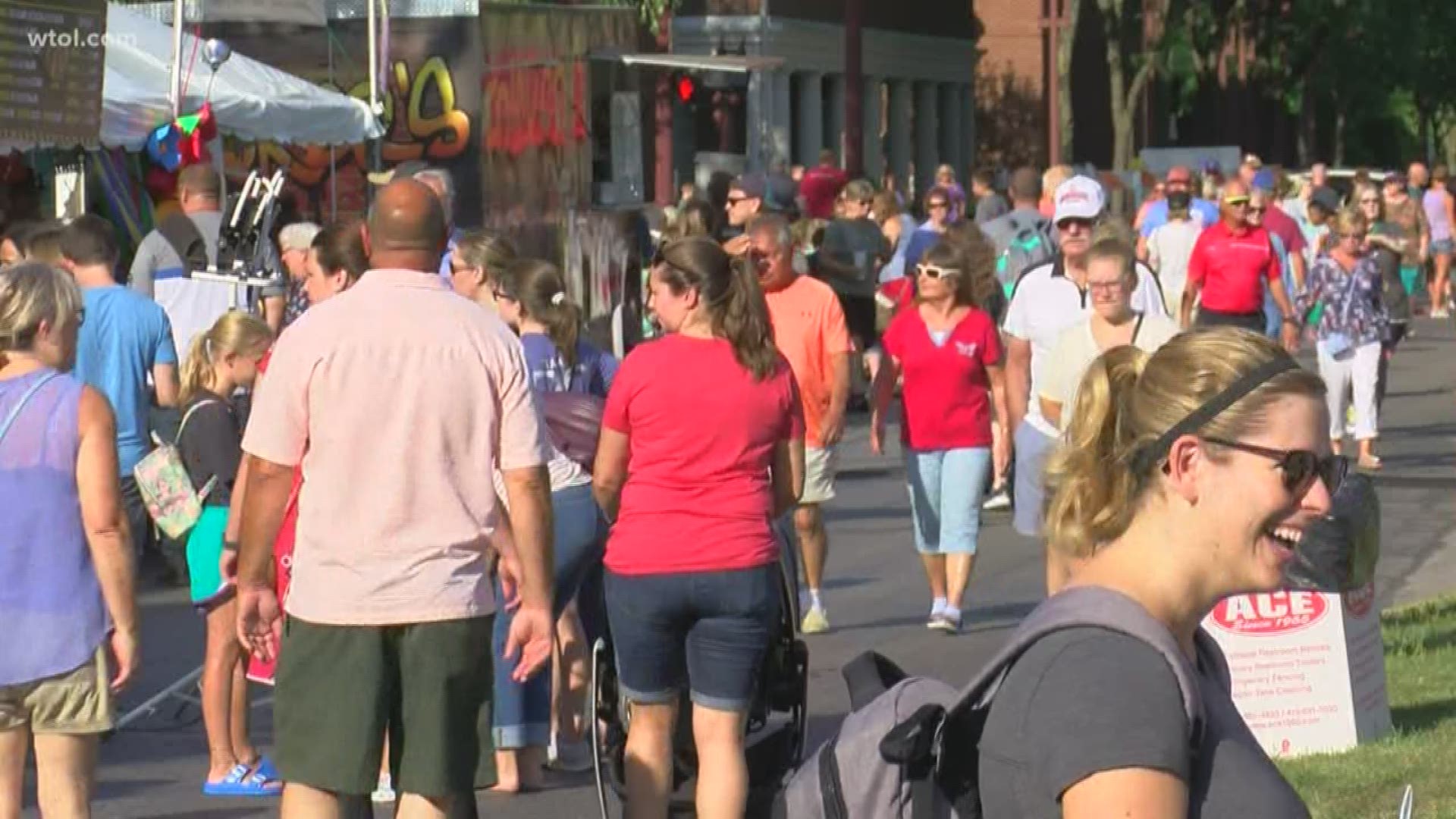 Hundreds gathered for the first day of the Maumee Summer Fair and got in line for the chance to have a "Taste of Maumee"