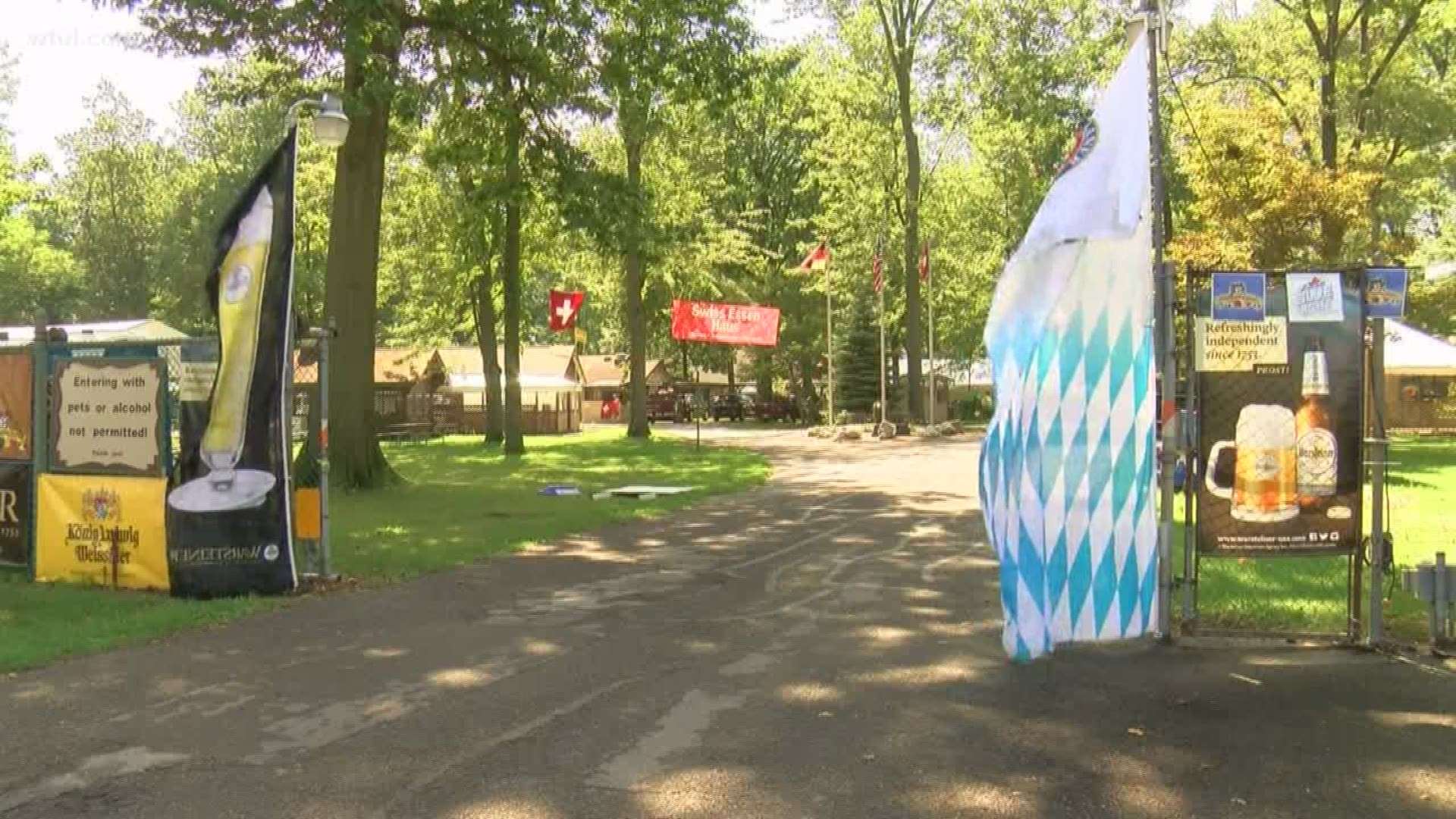 The 54th annual German American Fest doesn't begin until Friday but preparations are underway --
And we are talking about a lot of preparations!