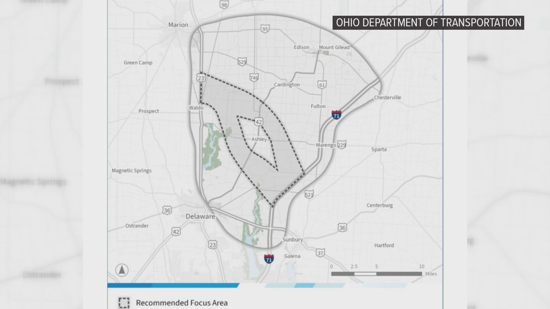 A long-discussed plan to improve travel between northwest and central Ohio is one step closer to reality.