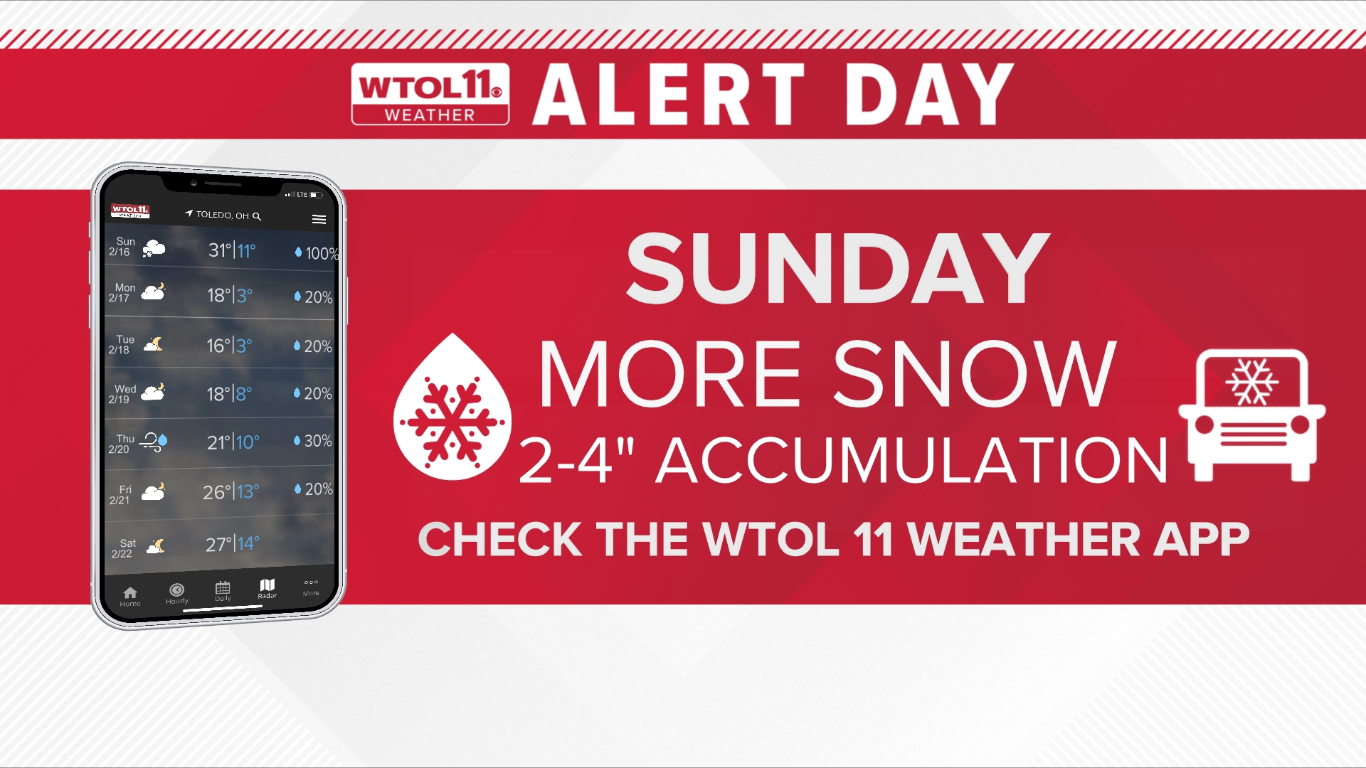 Winter storm hits northwest Ohio and southeast Michigan: Weather ...