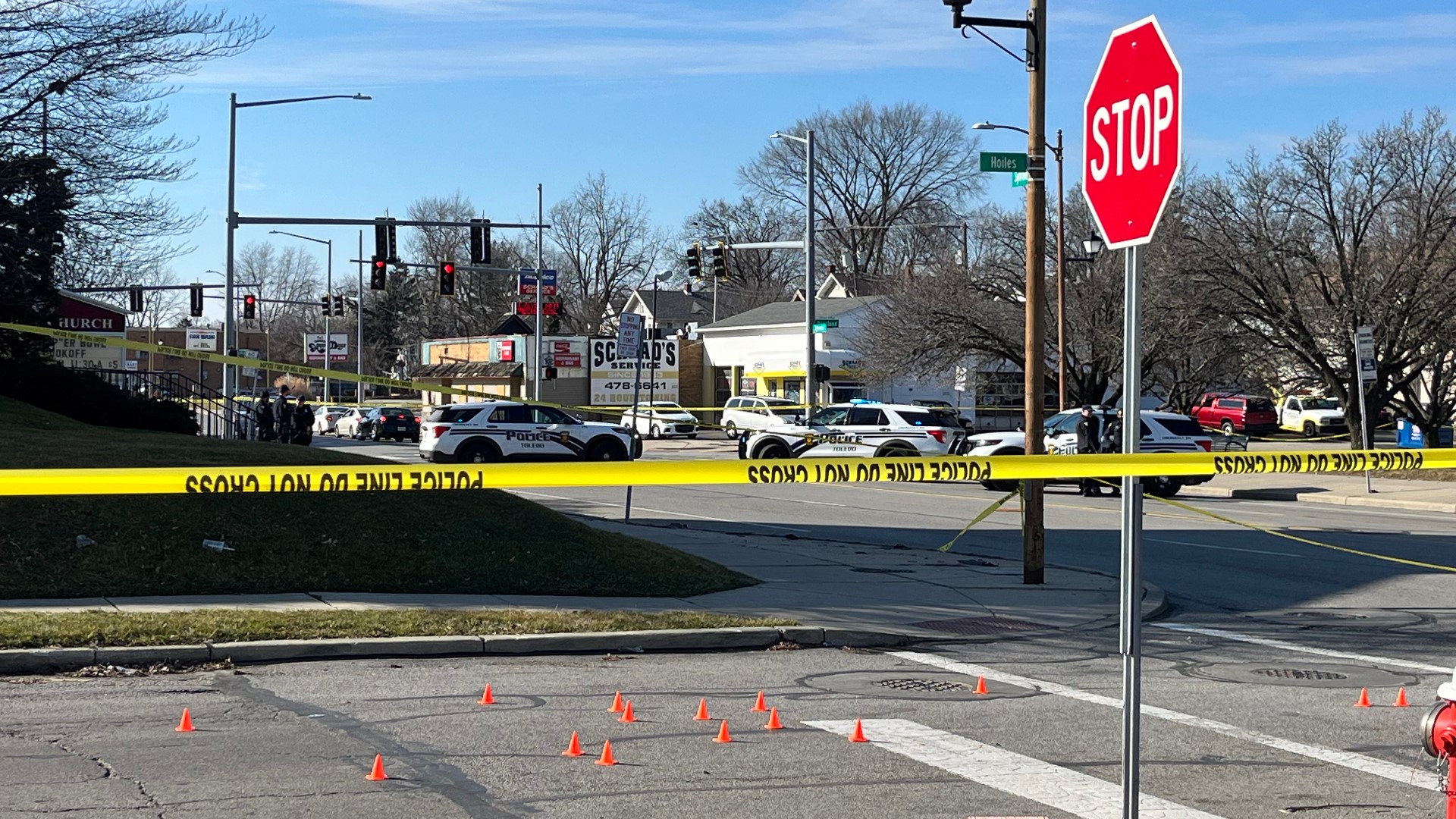 Toledo police said that a male has died after being shot near Sylvania Avenue and Hoiles Avenue in west Toledo.