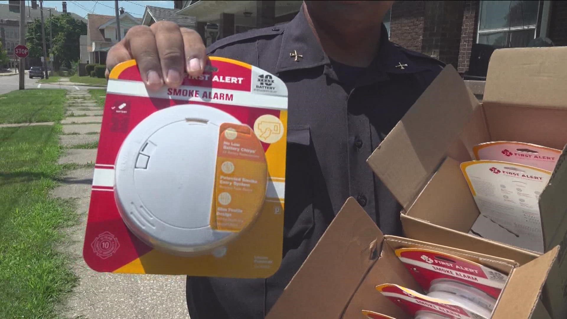 Toledo firefighters emphasized the importance of working smoke alarms.