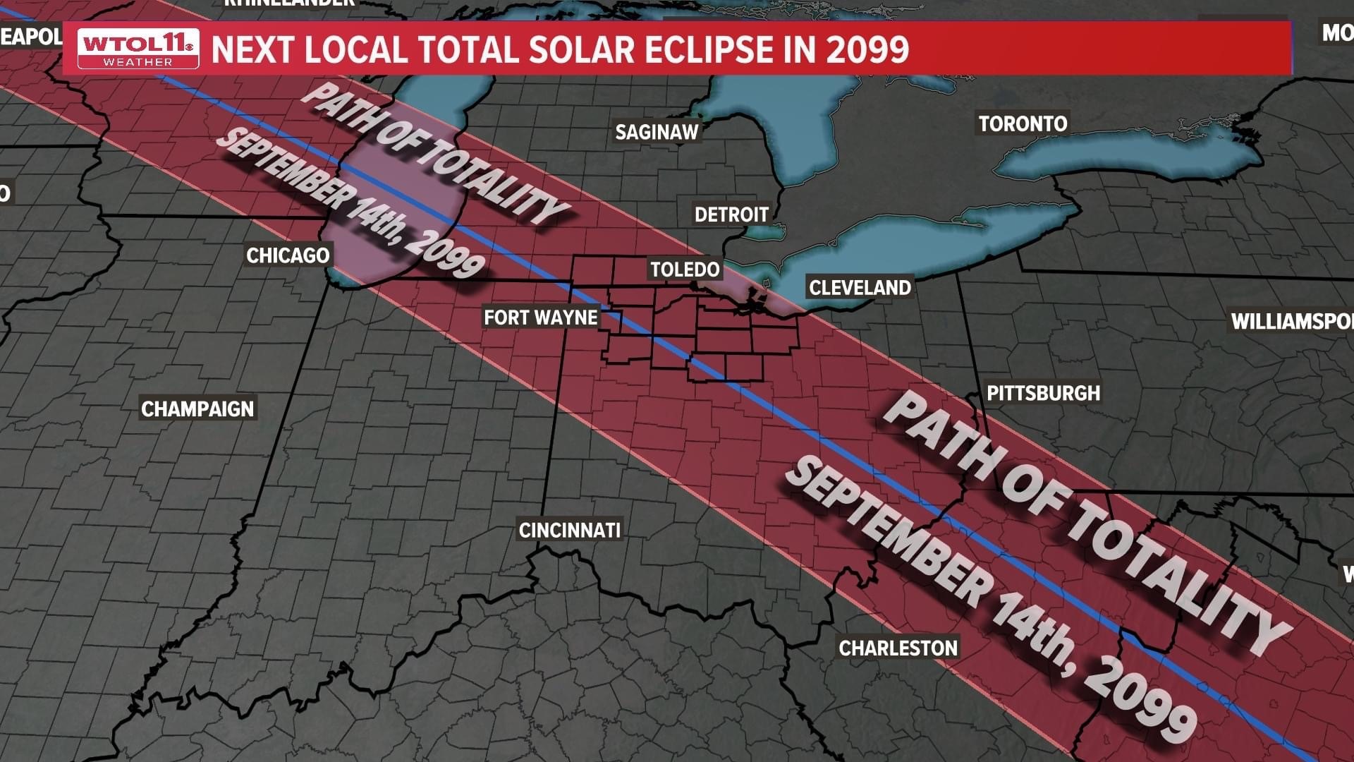 WTOL 11 meteorologist Kaylee Bowers explains when the next total solar eclipse will occur.