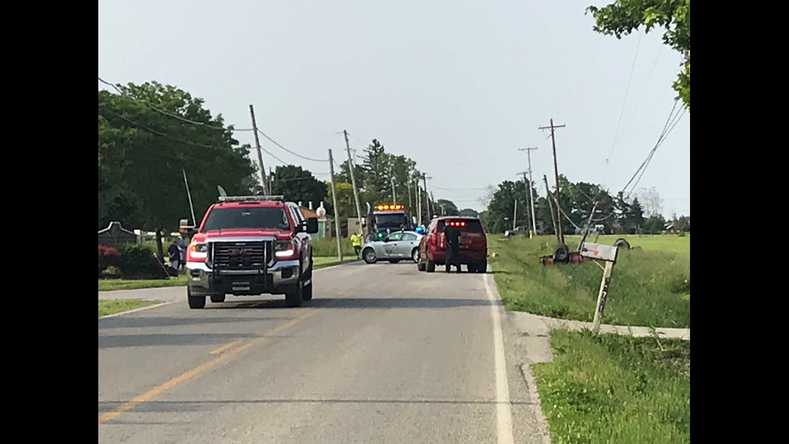 Crews on the scene of rollover crash in Perrysburg Twp.