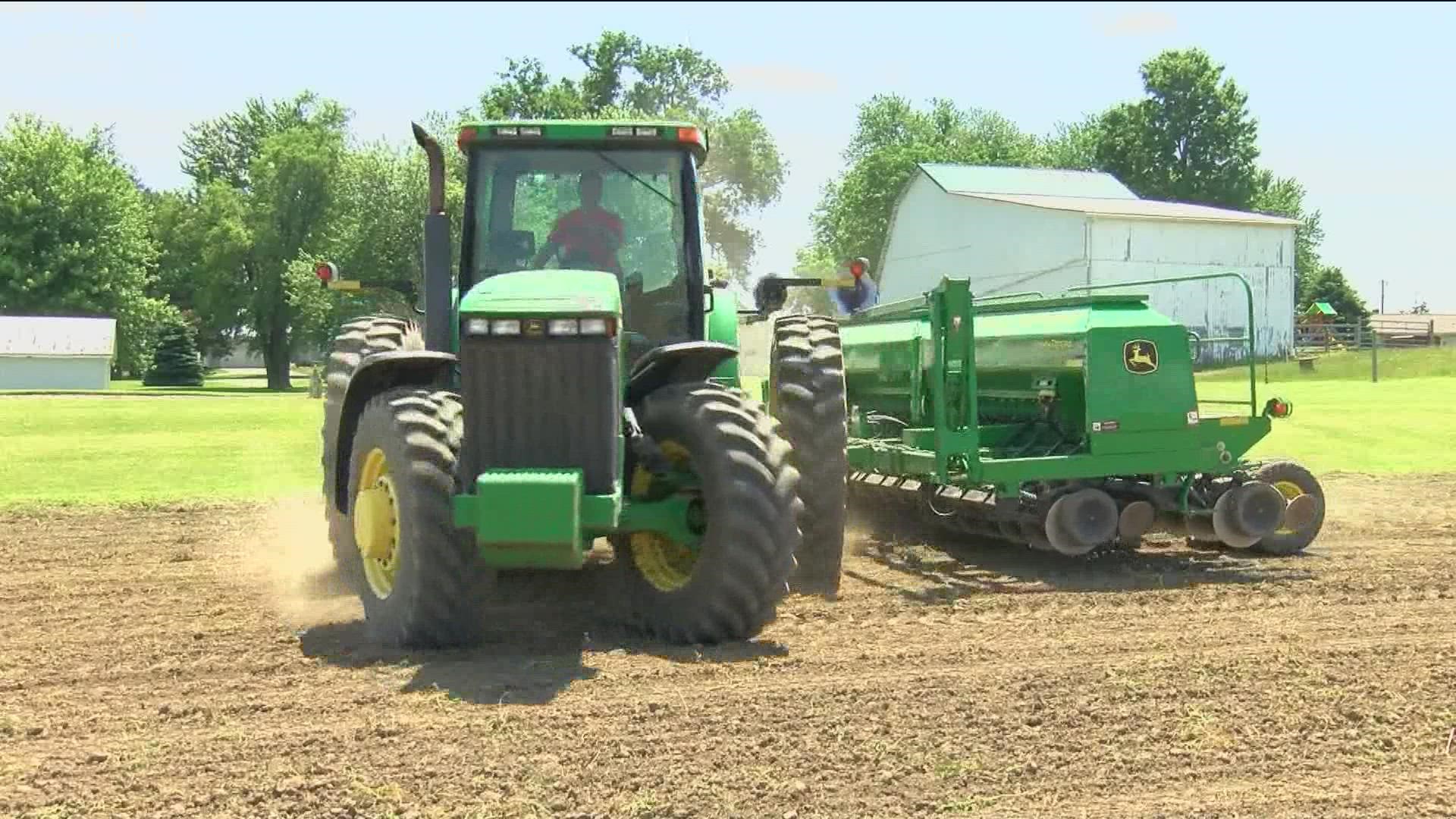 It's something they're becoming used to: rain delays. Like many others, two farmers in northwest Ohio and southeast Michigan know it all too well.