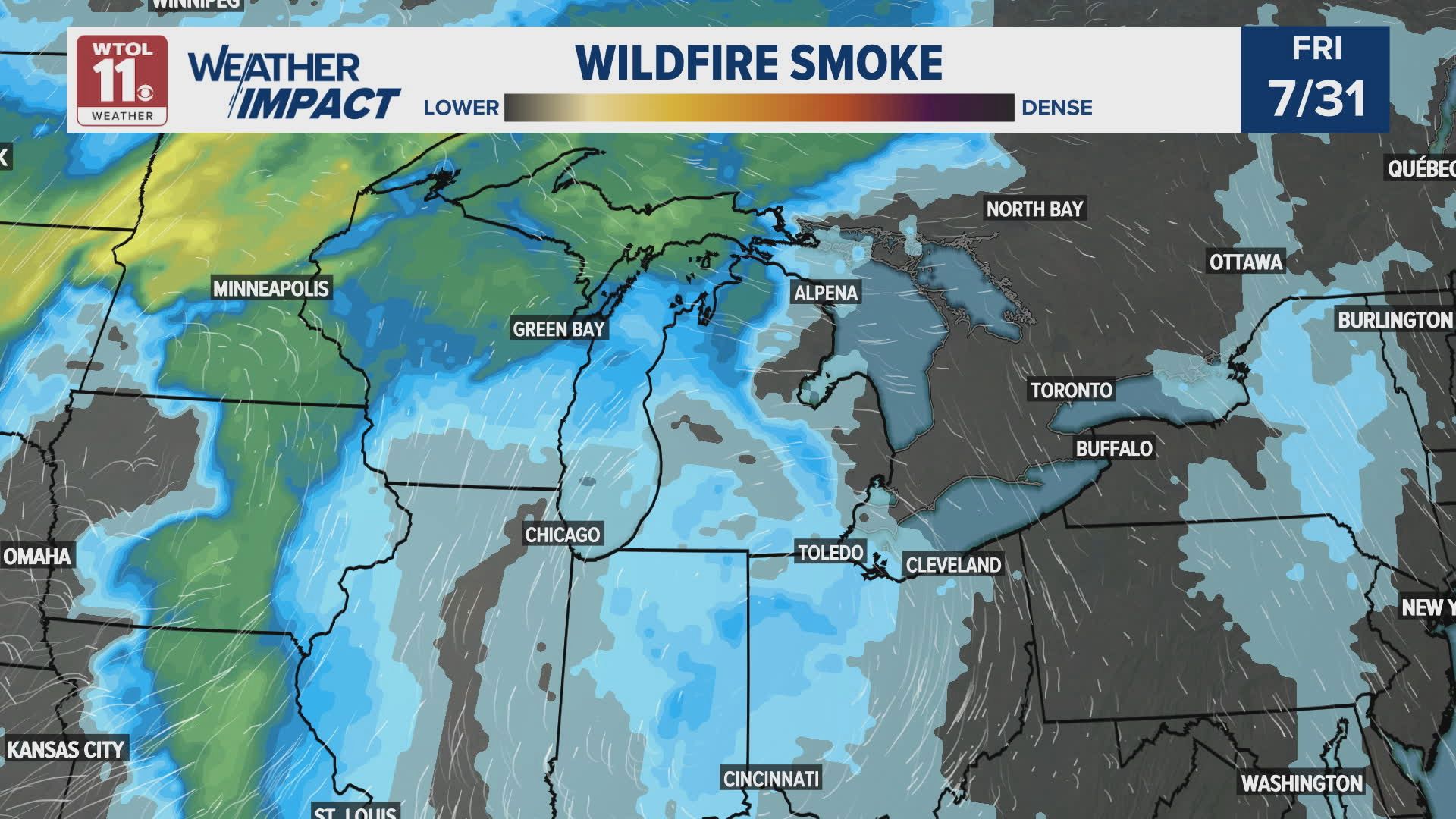 Smoke from Pacific Northwest wildfires could affect air quality in Ohio ...