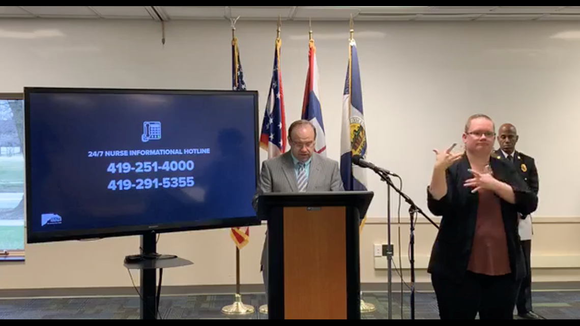 How many coronavirus cases in Lucas County?