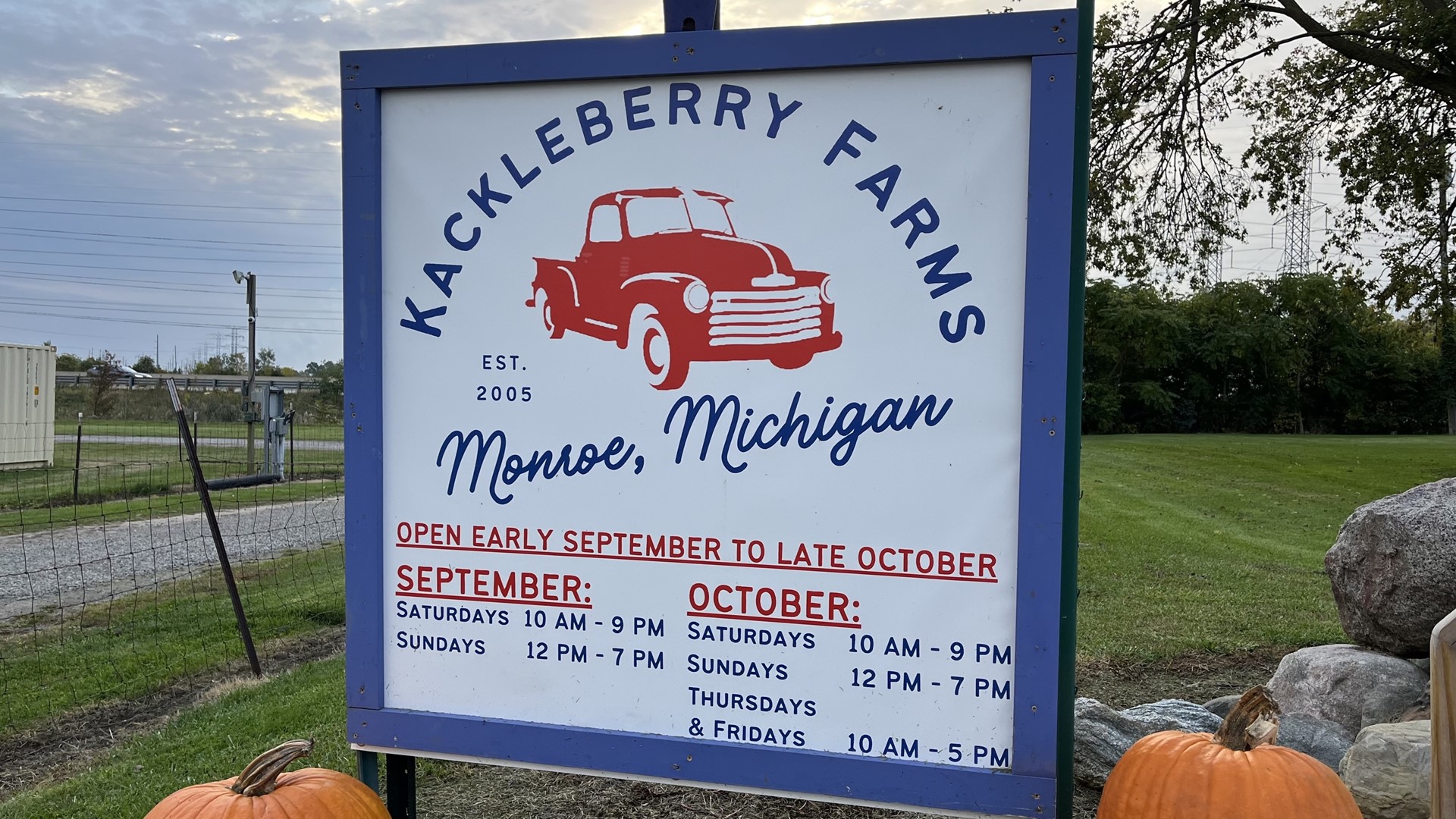 In it's 19th season, Kackleberry Farms is offering new espresso concessions and a super mega slide along with their standard family friendly fall activities.