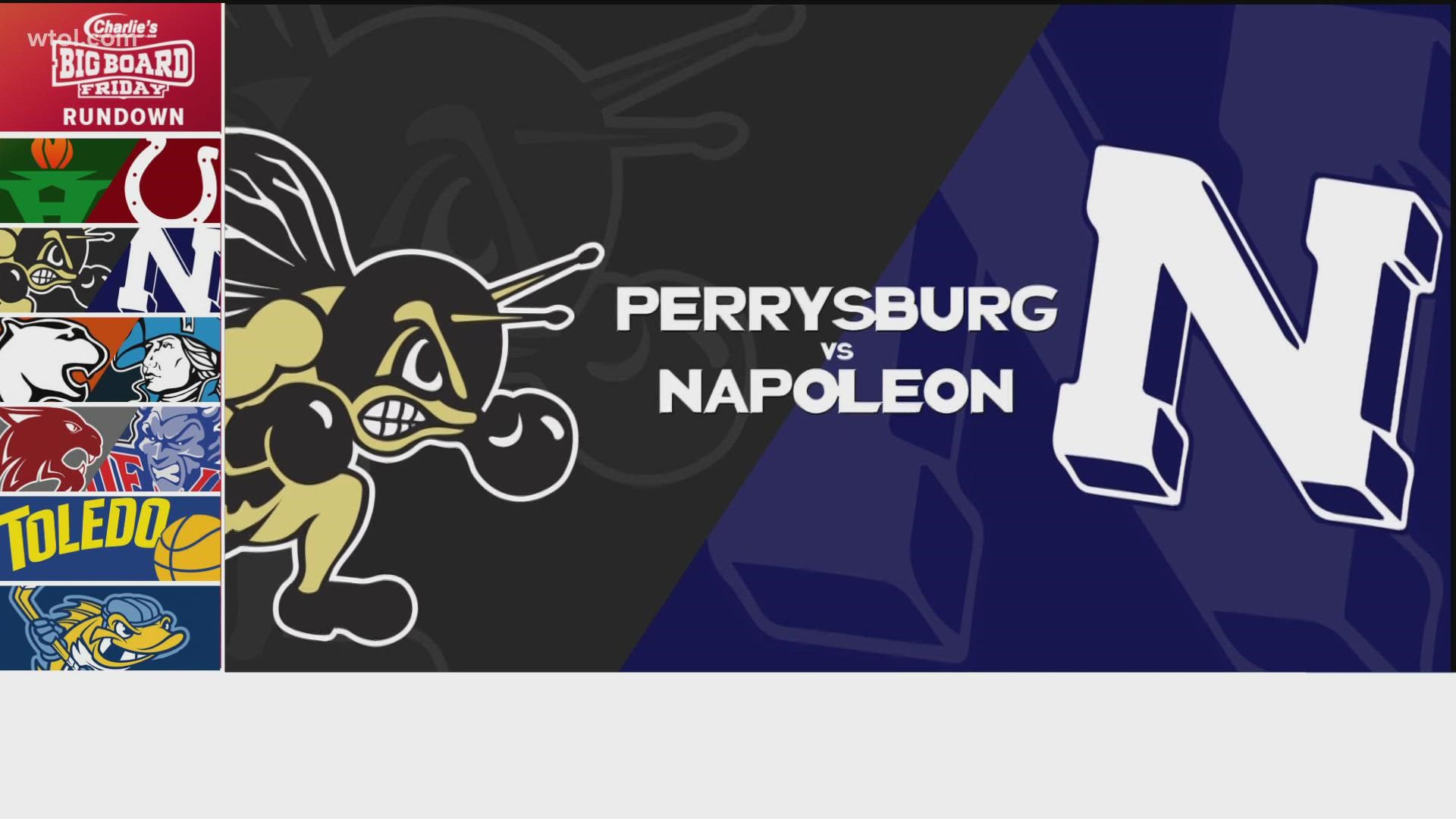Napoleon took home the win Friday against Perrysburg with a score of 46-34.