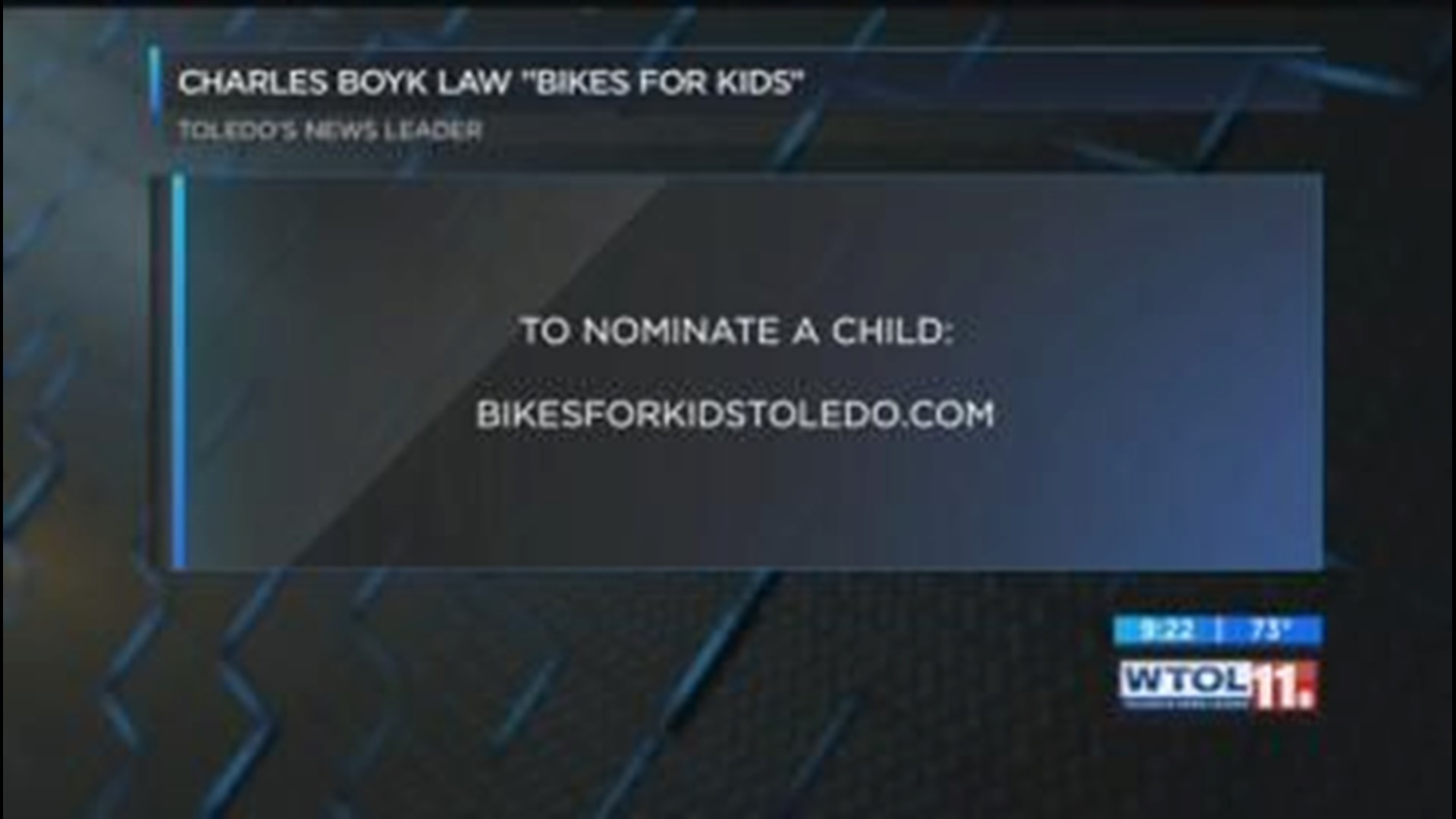 Bikes for Kids winner: July 11, 2018