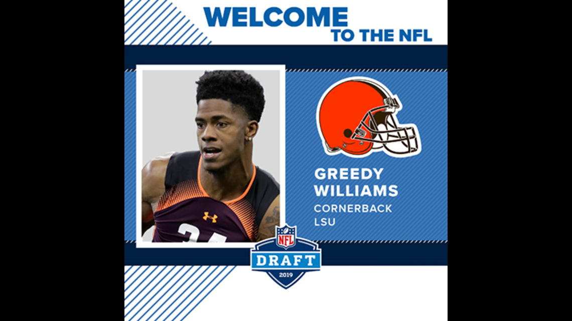 Cleveland Browns select CB Greedy Williams with No. 46 pick in 2019 NFL  Draft