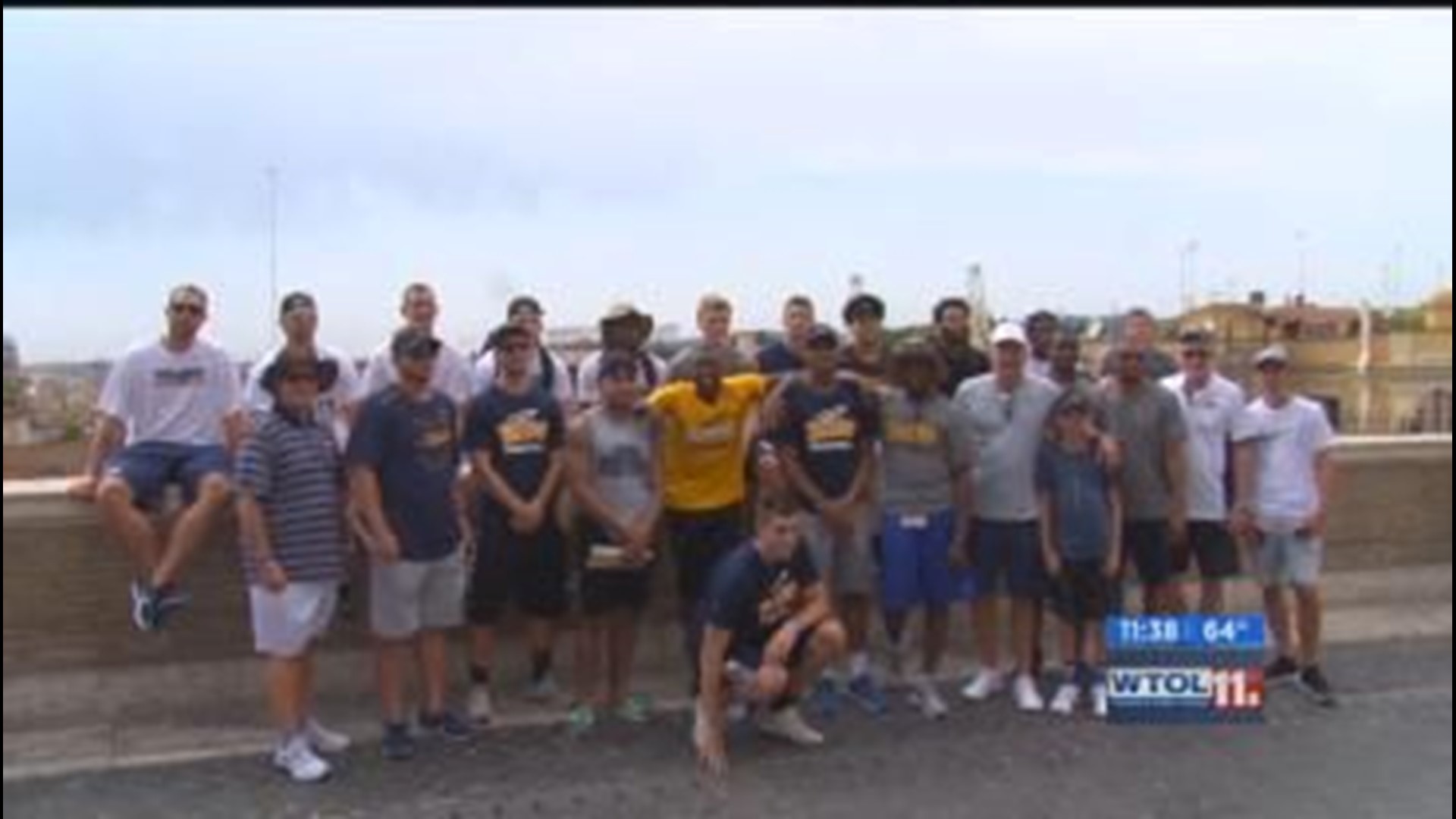 Rockets spend first day sightseeing in Rome