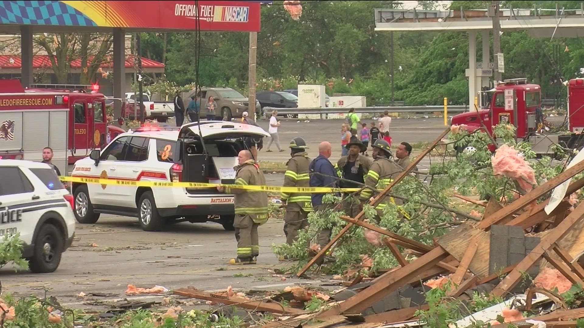 Commissioners say, as of Saturday, the county is still below the damage threshold to receive state aid after a tornado, hail, and wind pummeled parts of the county.