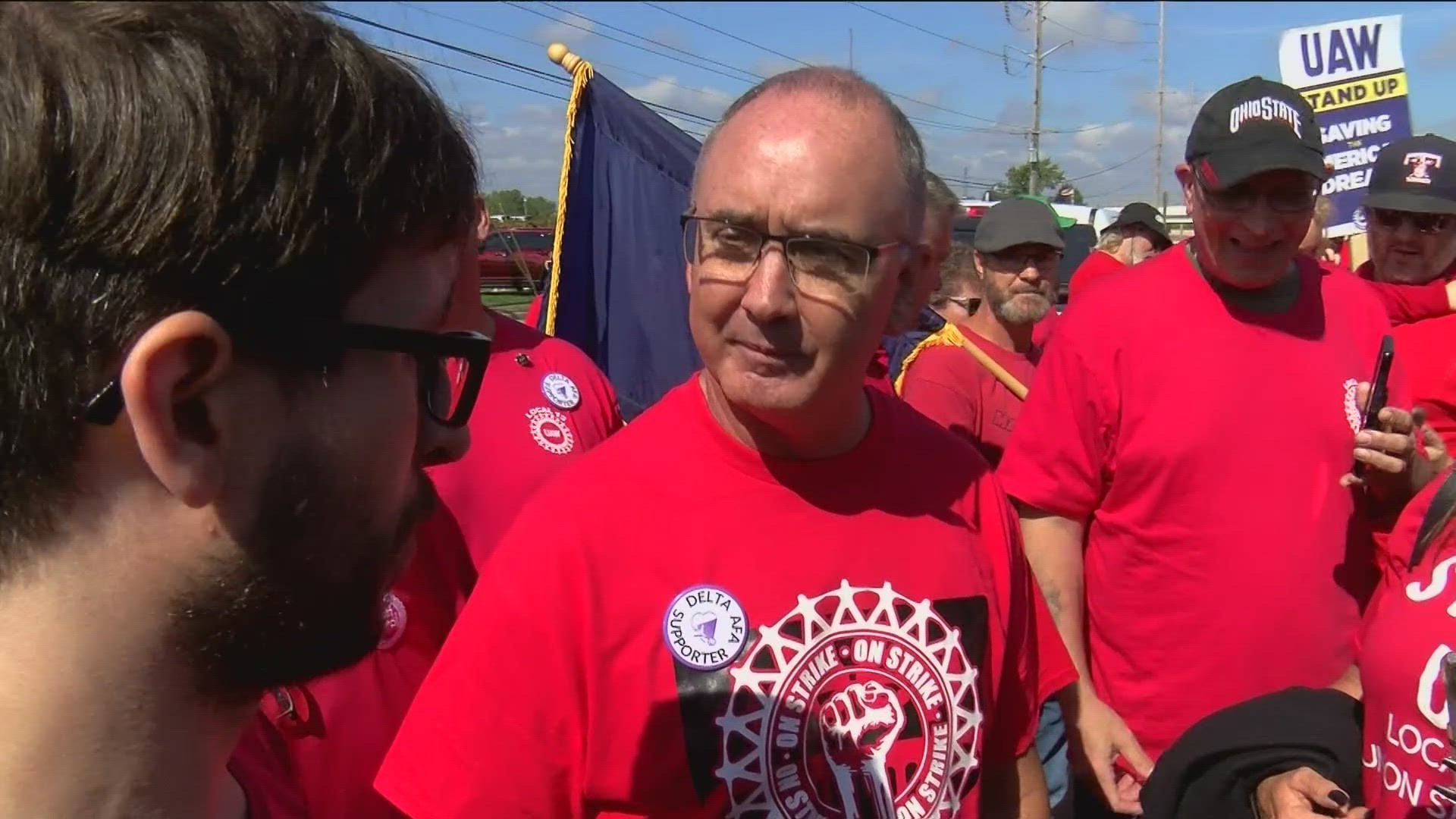 Workers who came out to meet the UAW president, many of whom posed for pictures with him, say his leadership has struck a chord with them.