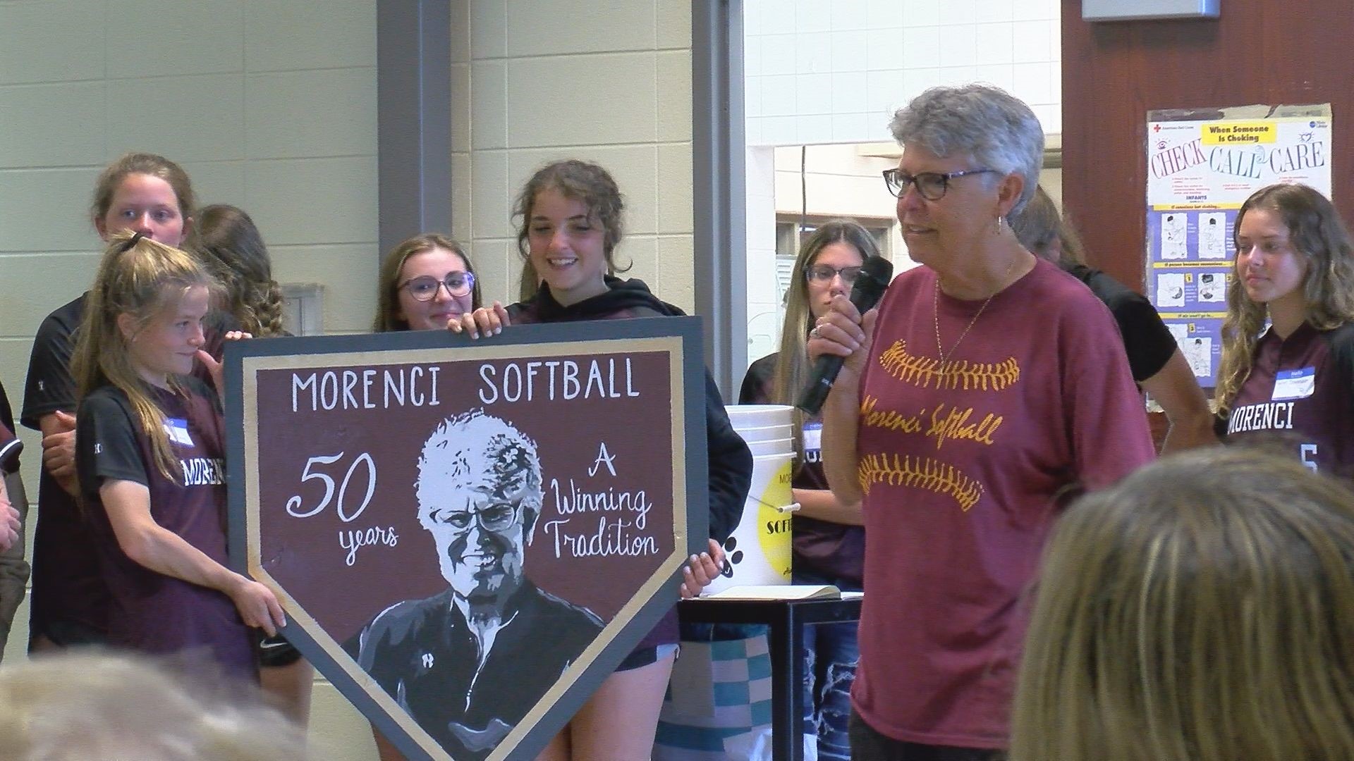 Kay Johnson began coaching in 1972. Since then, she's accrued more than 900 wins. This week, former players decided to celebrate her achievement.