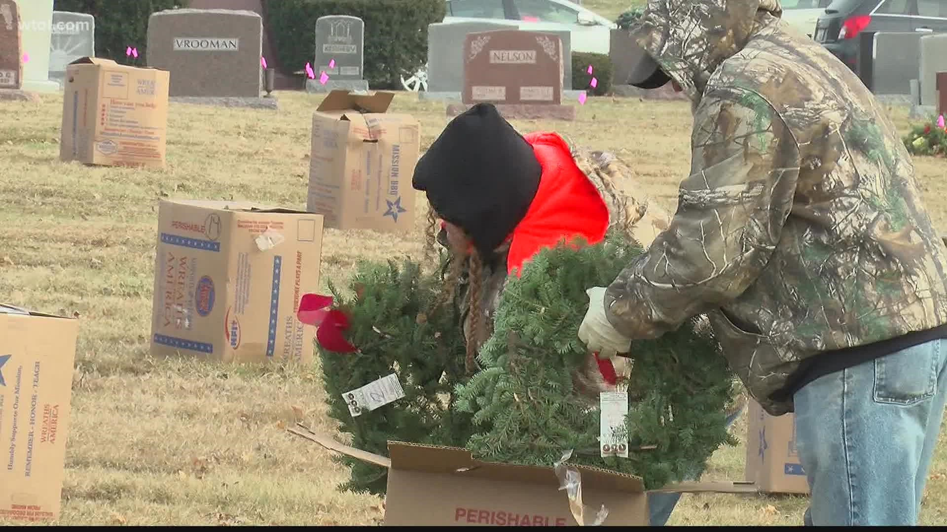 2 million graves will receive a wreath this year.